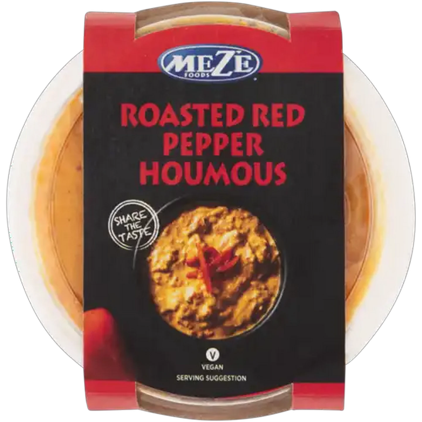 Image of Mezé Foods Roasted Red Pepper Houmous 110g