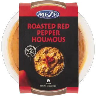 Mezé Foods Roasted Red Pepper Houmous 110g