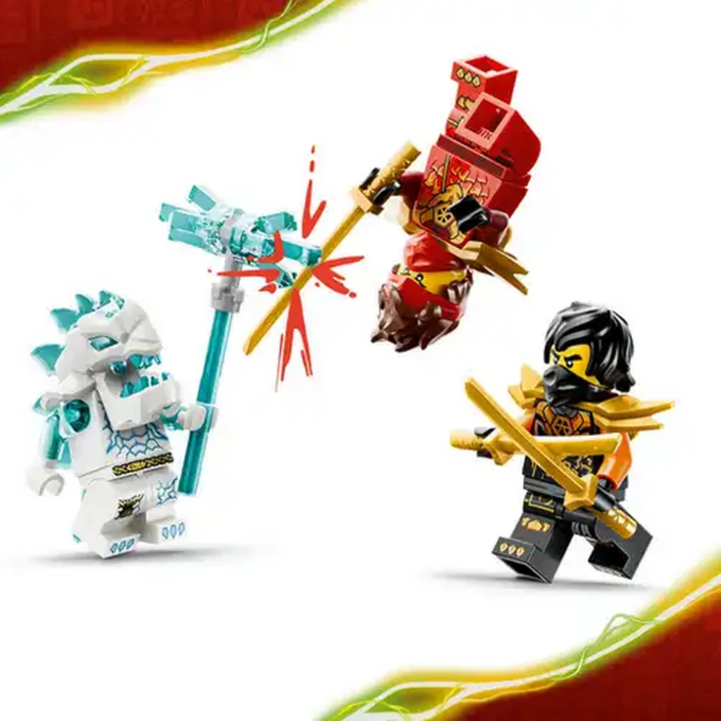 Checkers Sixty60 | LEGO® NINJAGO® Kai and Cole's Combiner Vehicles