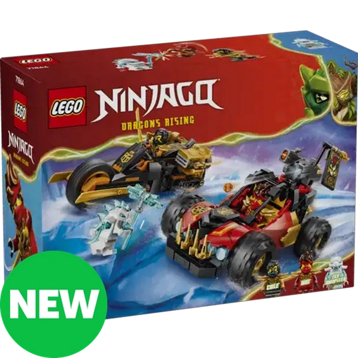 RAID JAPAN DODGE & OSP KAREN 180 セット Checkers Sixty60 | LEGO® NINJAGO® Kai and Cole's Combiner Vehicles