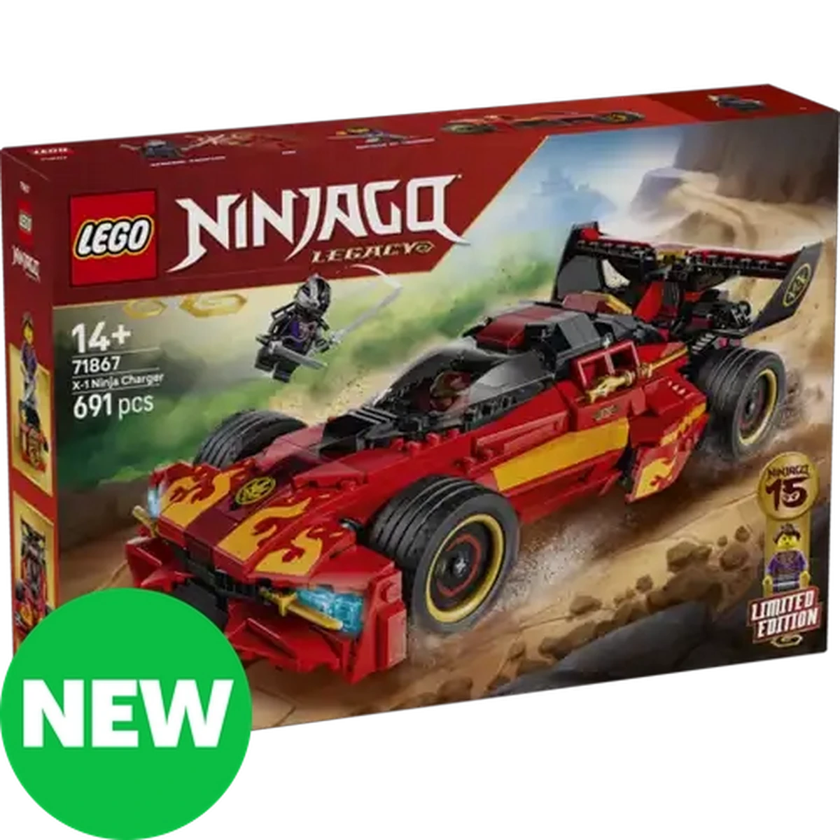 Checkers Sixty60 | LEGO® NINJAGO® X-1 Ninja Charger 15th