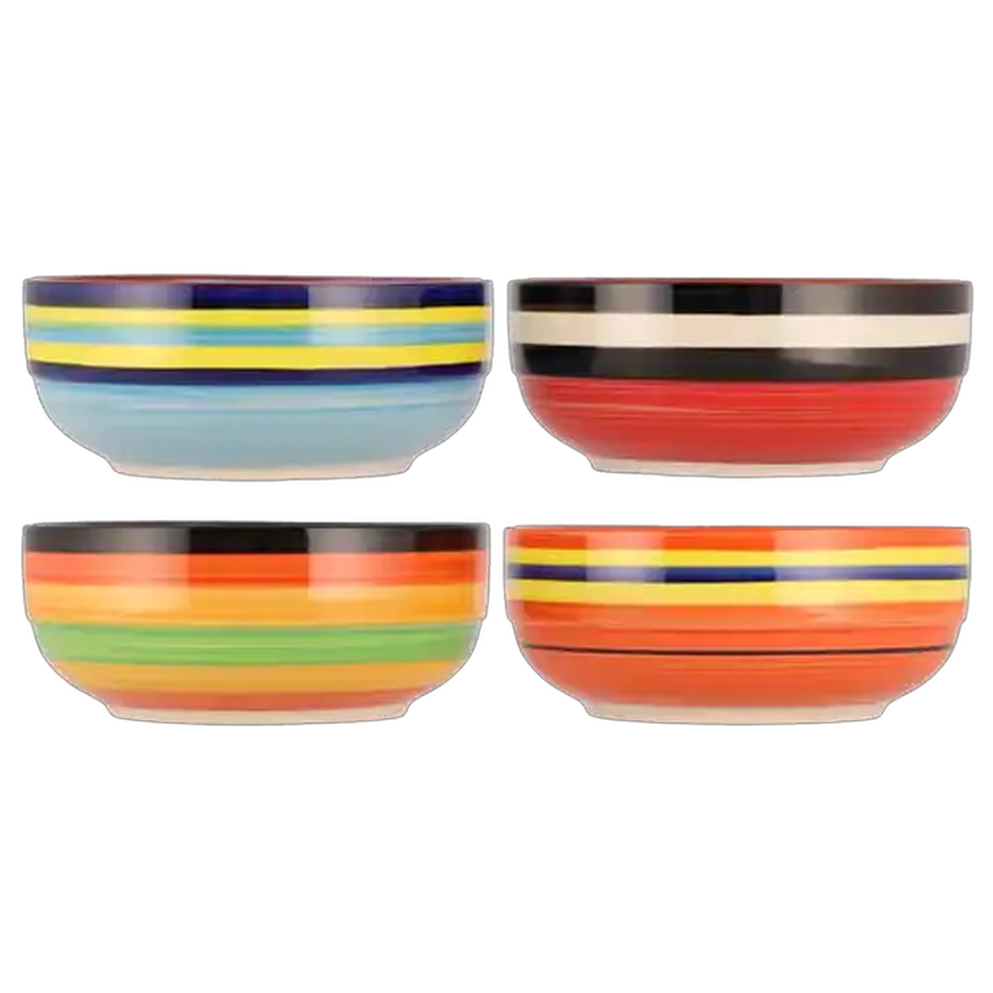Image of Handpainted Salad Bowl 20.3cm (Design May Vary)