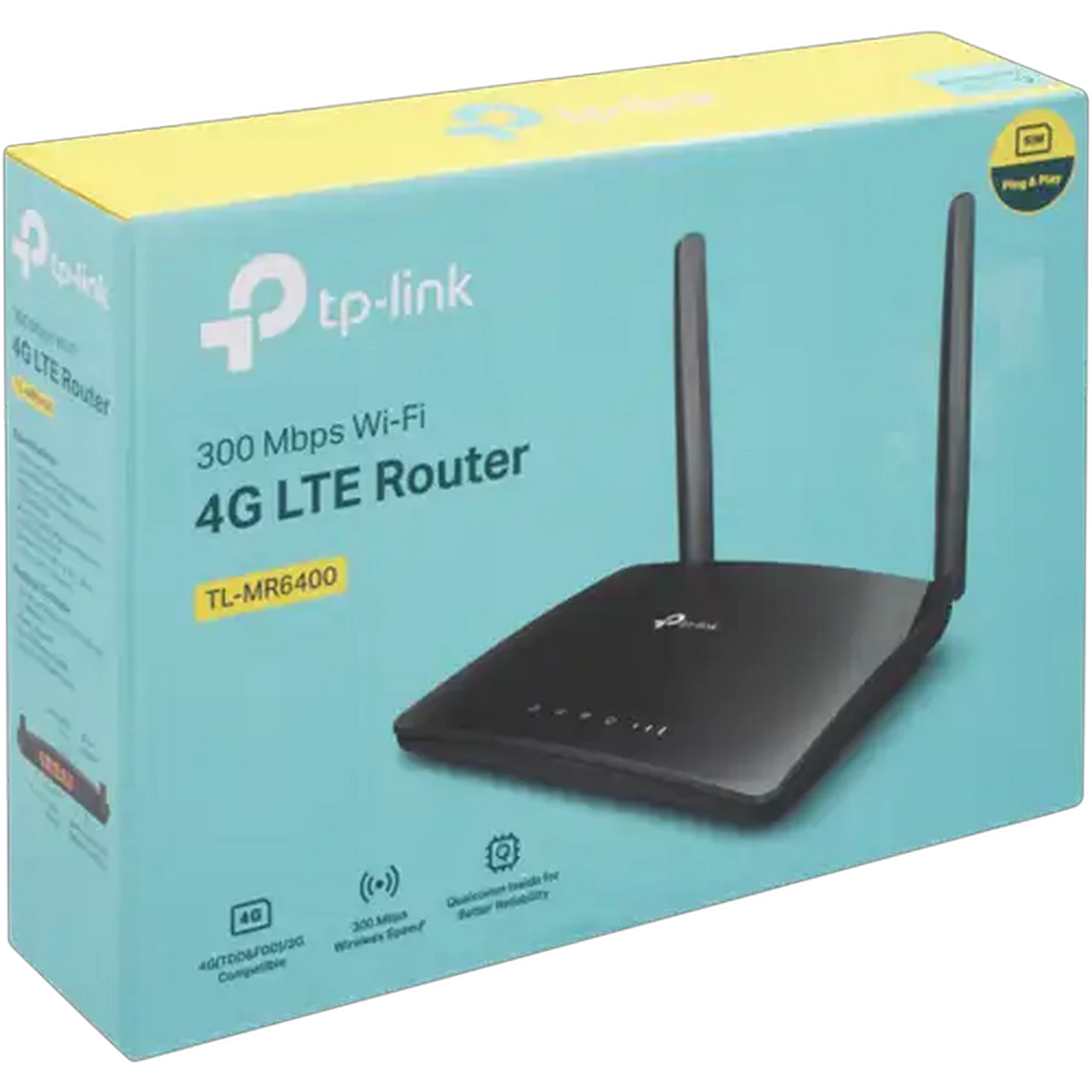 Image of TP-Link TL-MR6400 V5.2 LTE Wi-Fi N Router 300Mbps