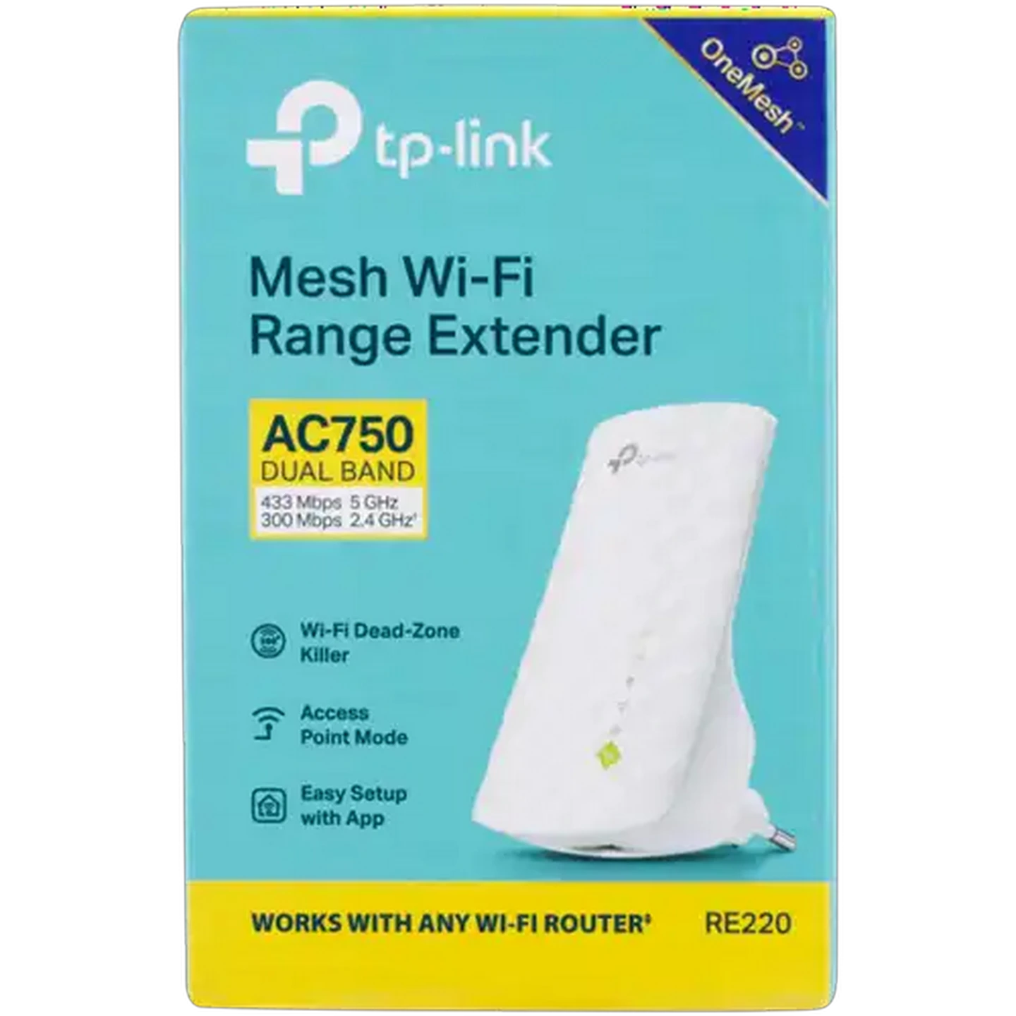 Image of TP-Link AC750 Dual-Band Mesh Wi-Fi Range Extender