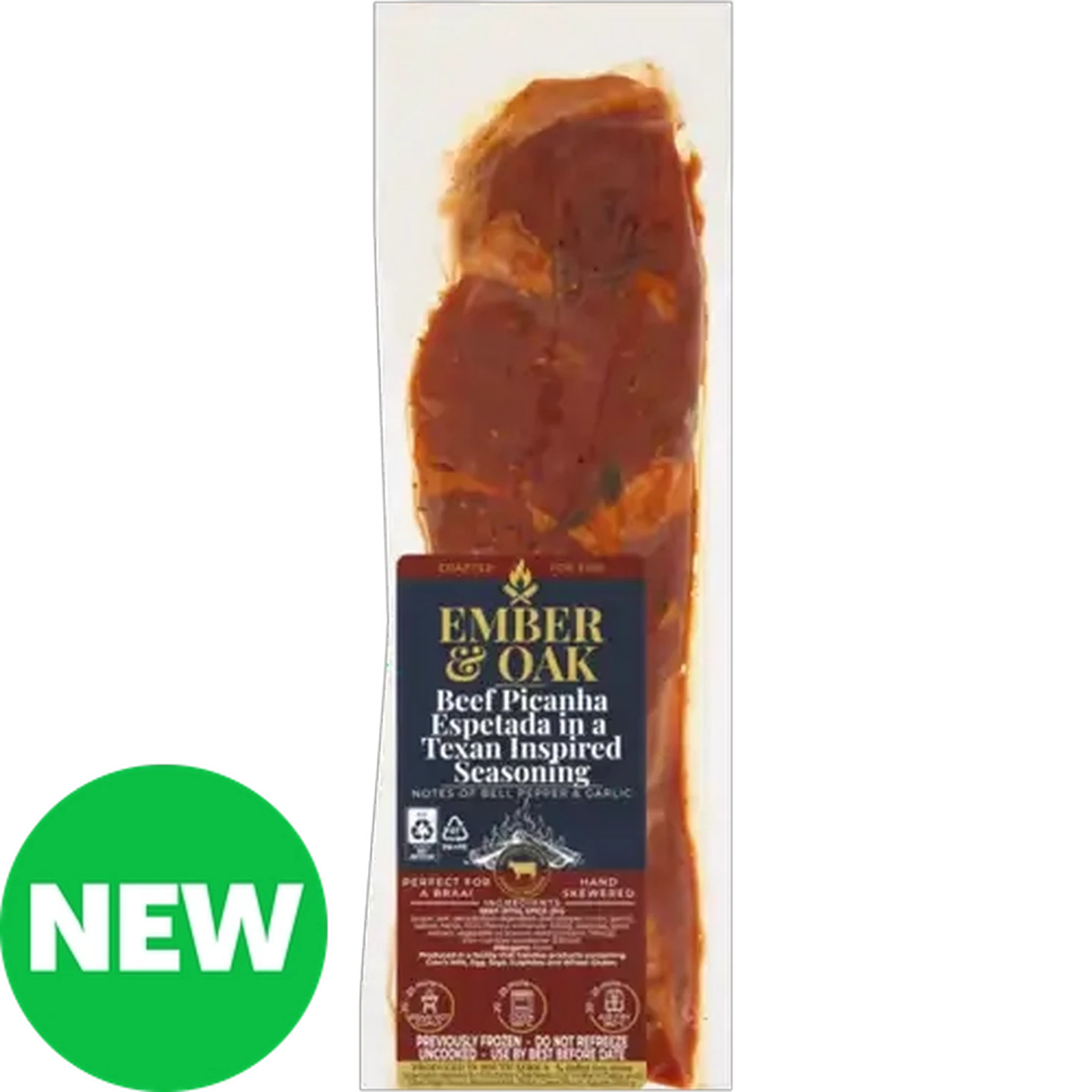Image of EMBER & OAK Beef Picanha Espetada in a Texan Inspired Seasoning Per KG