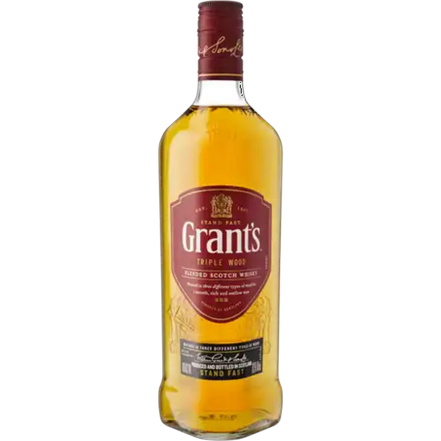 Image of Grant's Triple Wood Blended Scotch Whisky Bottle 750ml