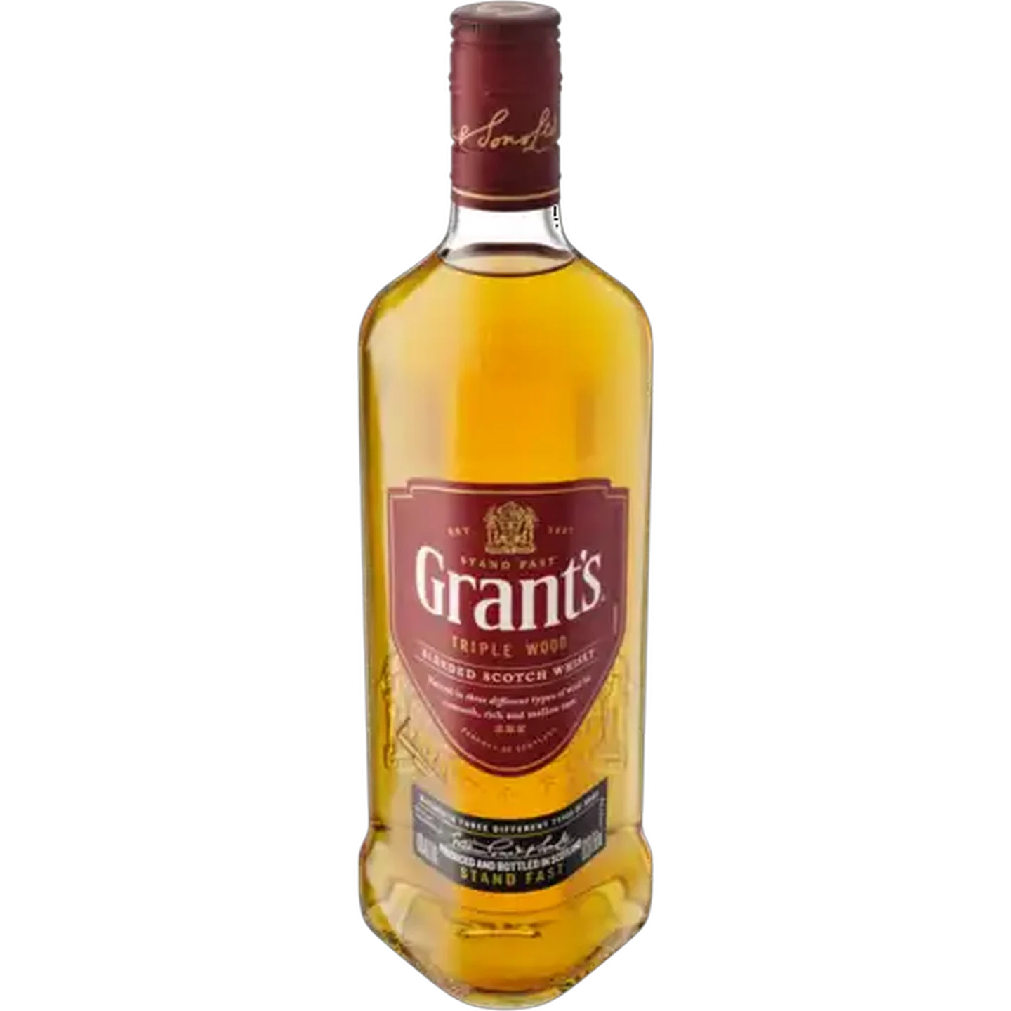 Image of Grant's Triple Wood Blended Scotch Whisky Bottle 750ml