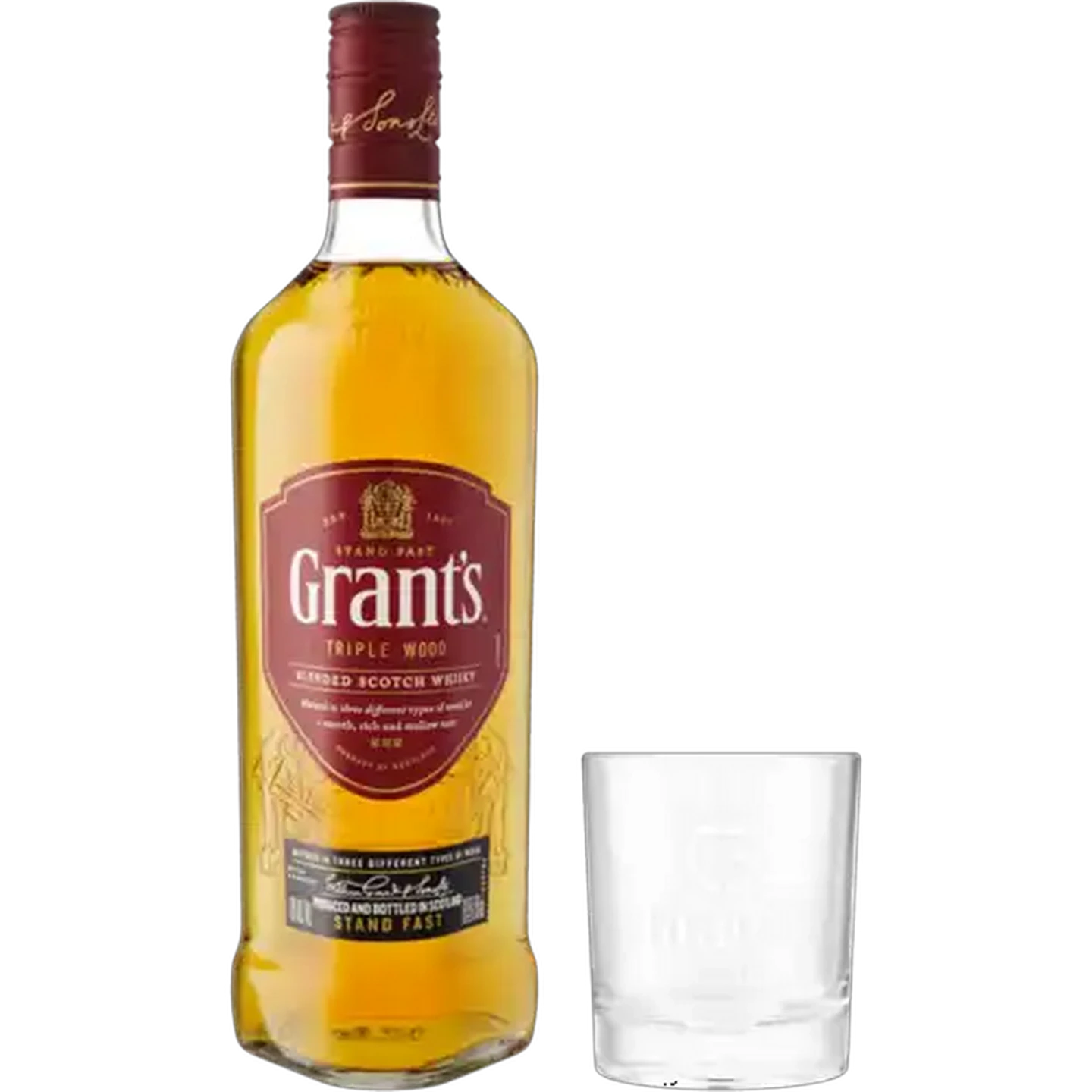 Image of Grant's Triple Wood Blended Scotch Whisky Bottle 750ml