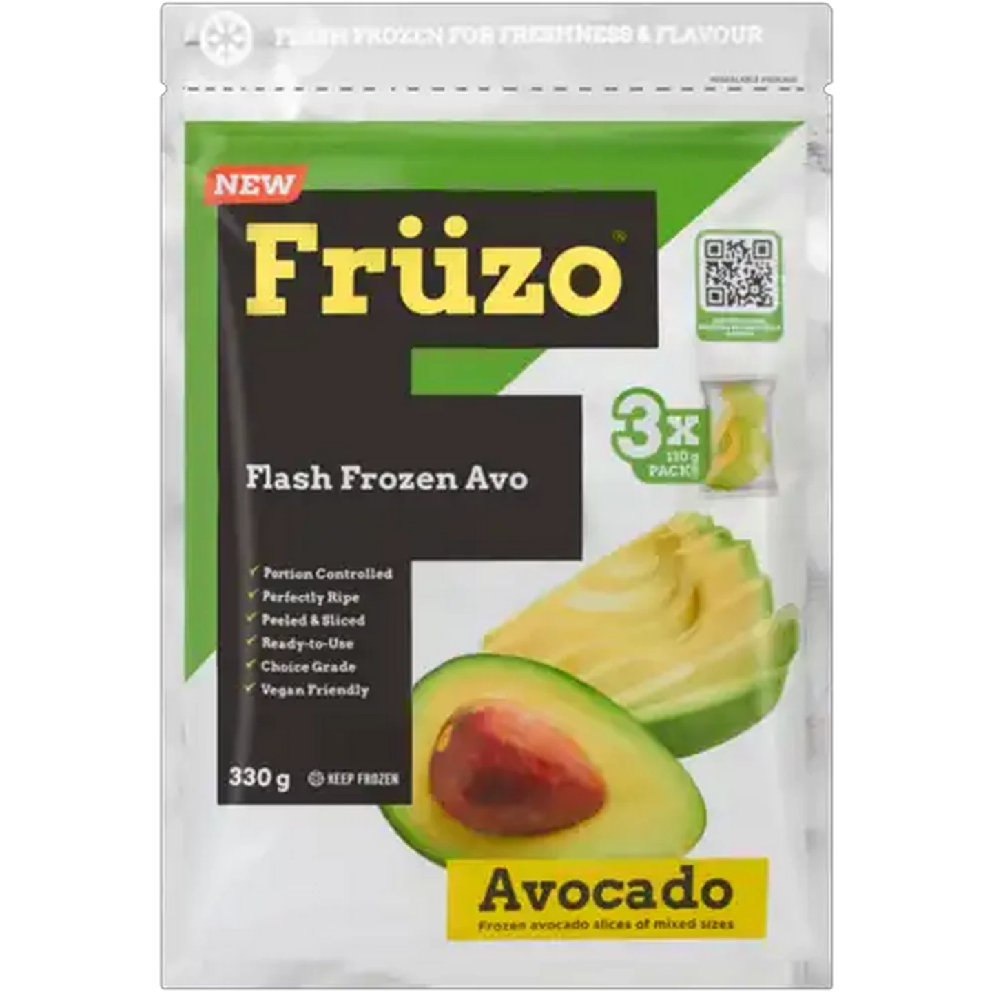 Image of Früzo Frozen Avocado Slices 330g