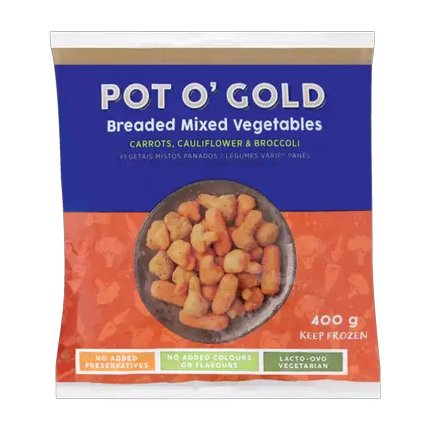 Image of Pot O' Gold Frozen Breaded Mixed Vegetables 400g