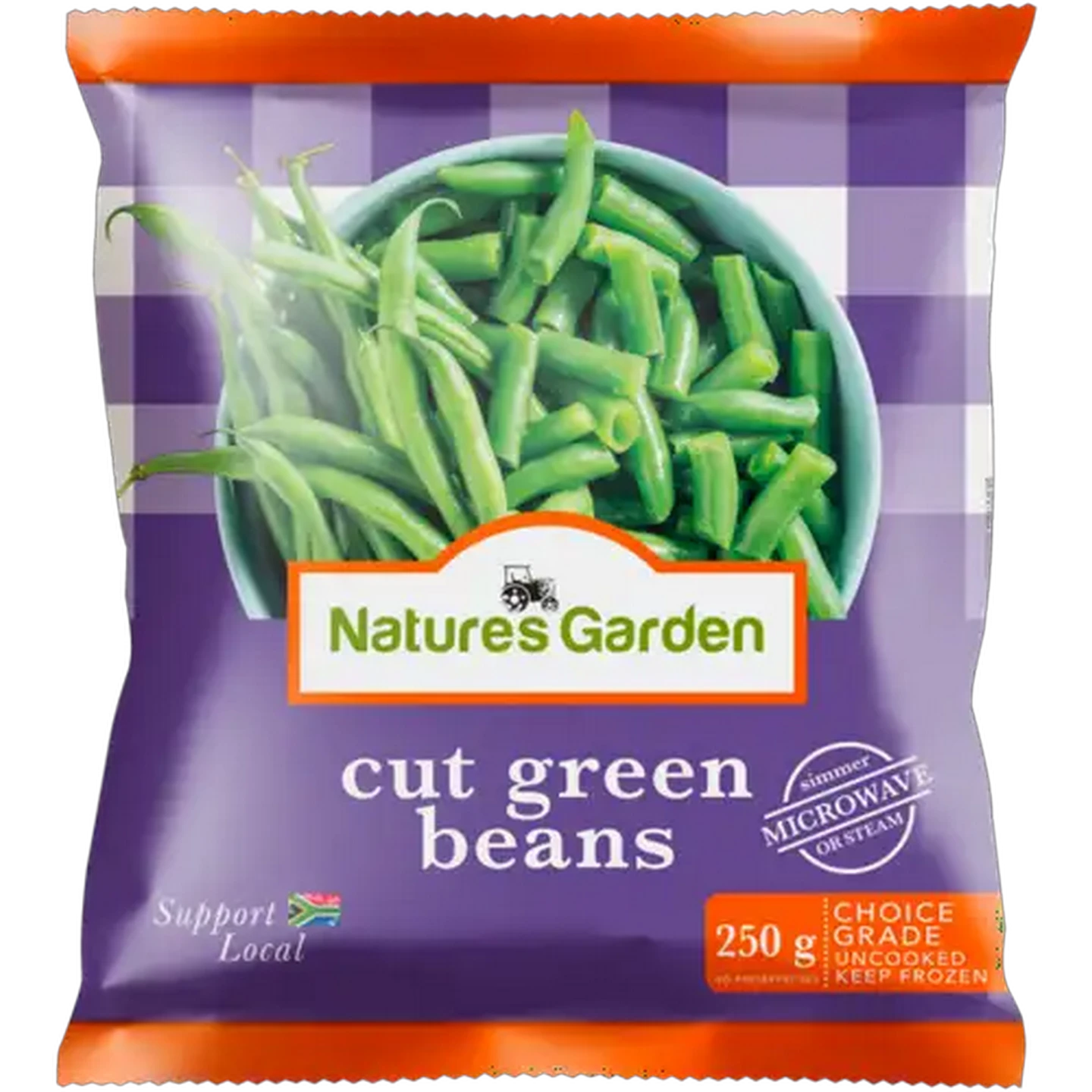 Image of Nature's Garden Frozen Cut Green Beans 250g