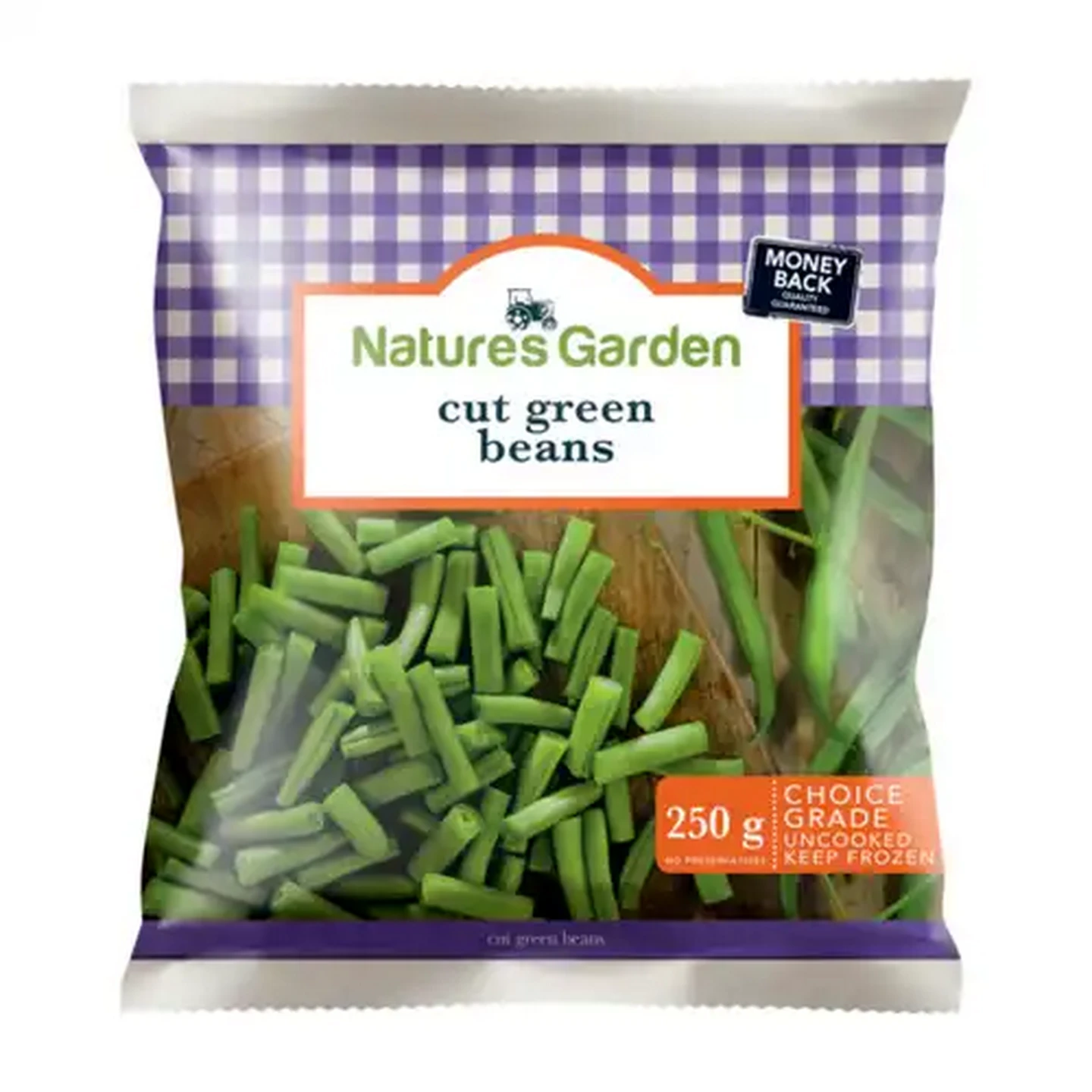 Image of Nature's Garden Frozen Cut Green Beans 250g