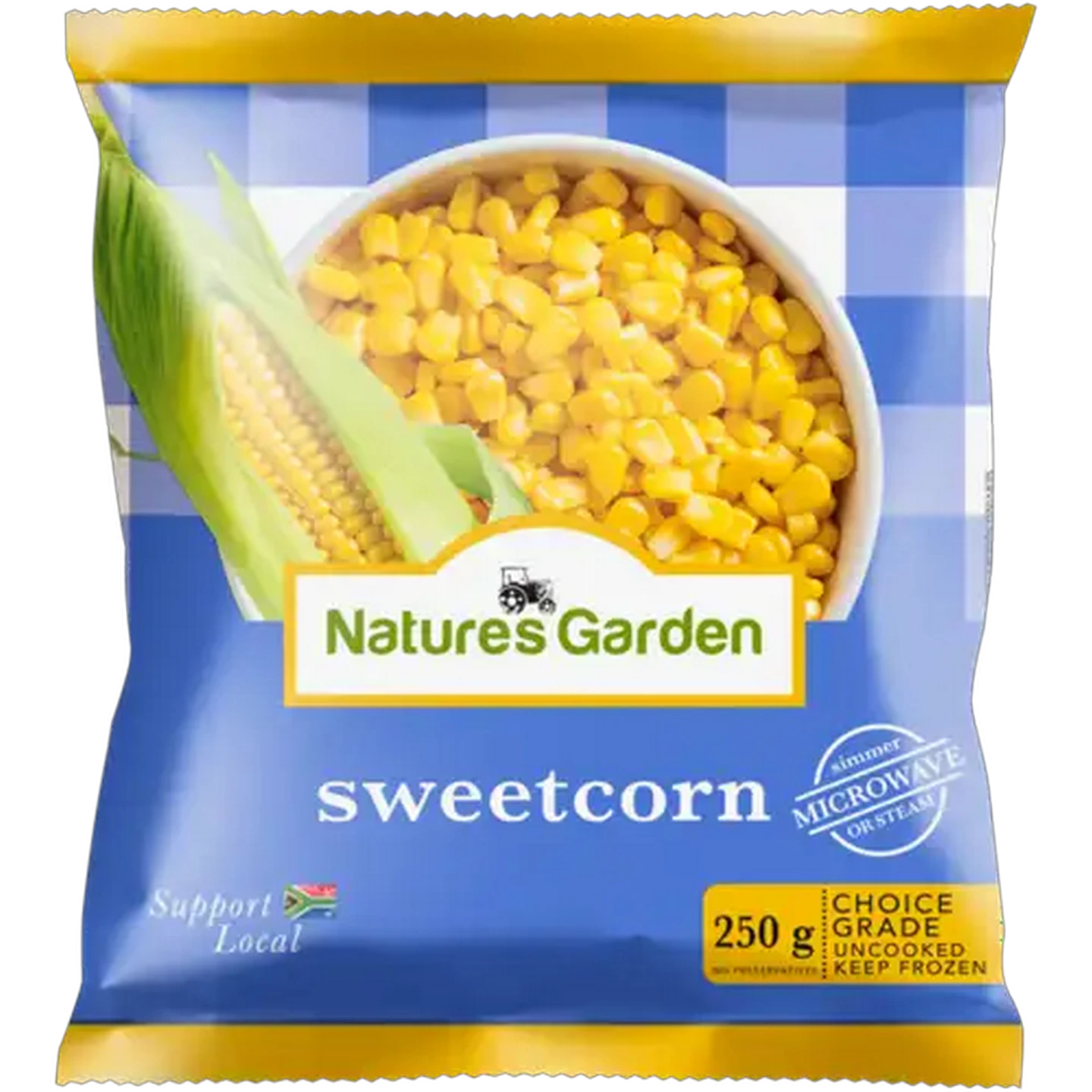 Image of Nature's Garden Frozen Sweetcorn 250g