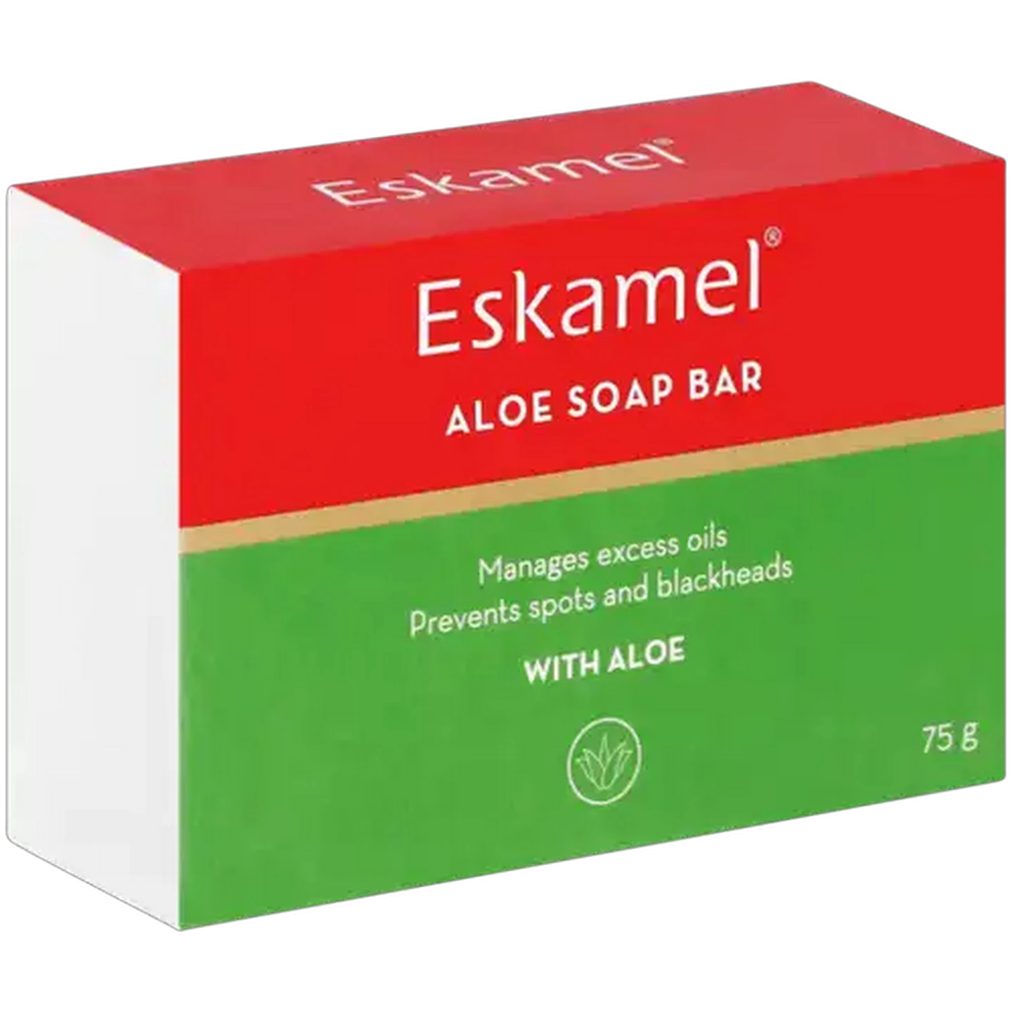 Image of Eskamel Aloe Soap Bar 75g
