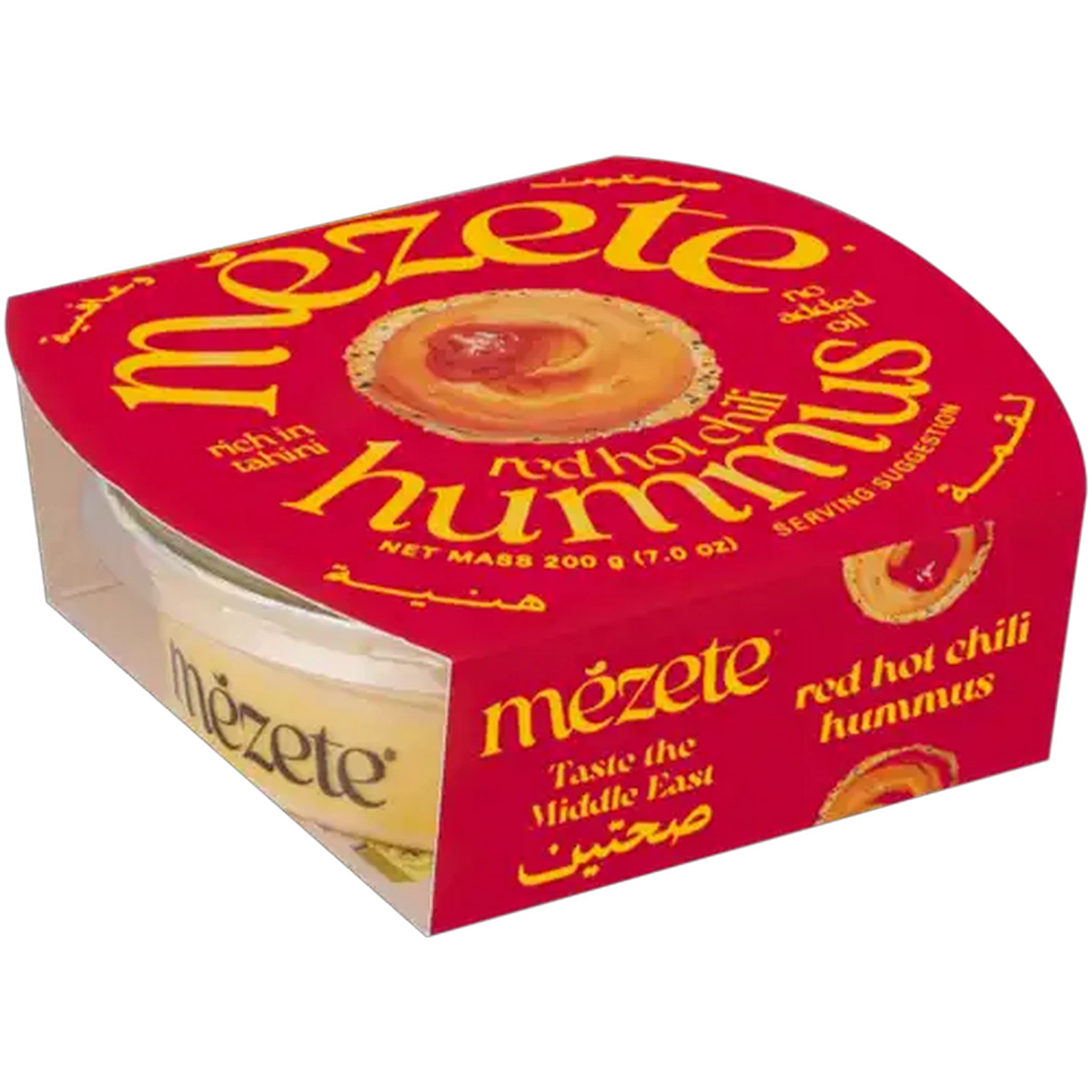 Image of Mezete Gluten Free Red Hot Chilli Hummus 200g