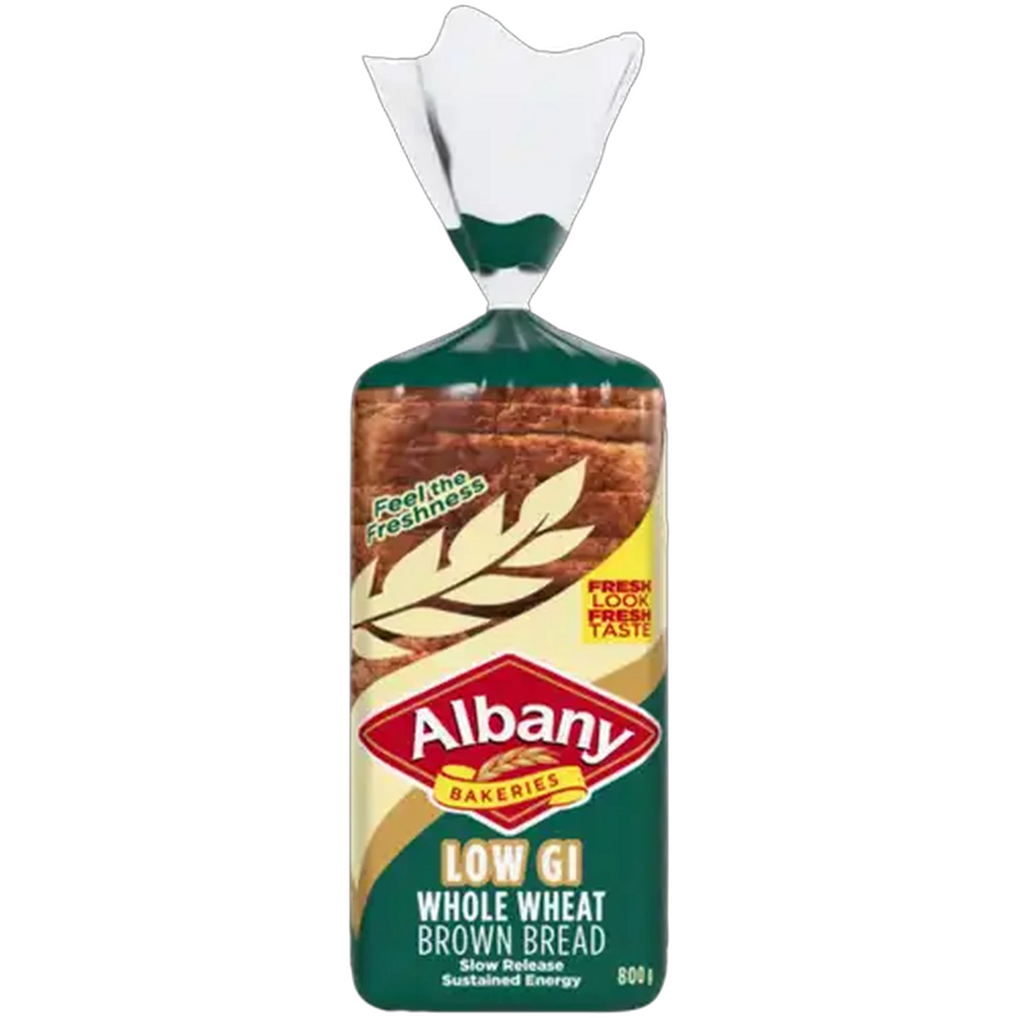 Image of Albany Low GI Wholewheat Brown Bread 800g