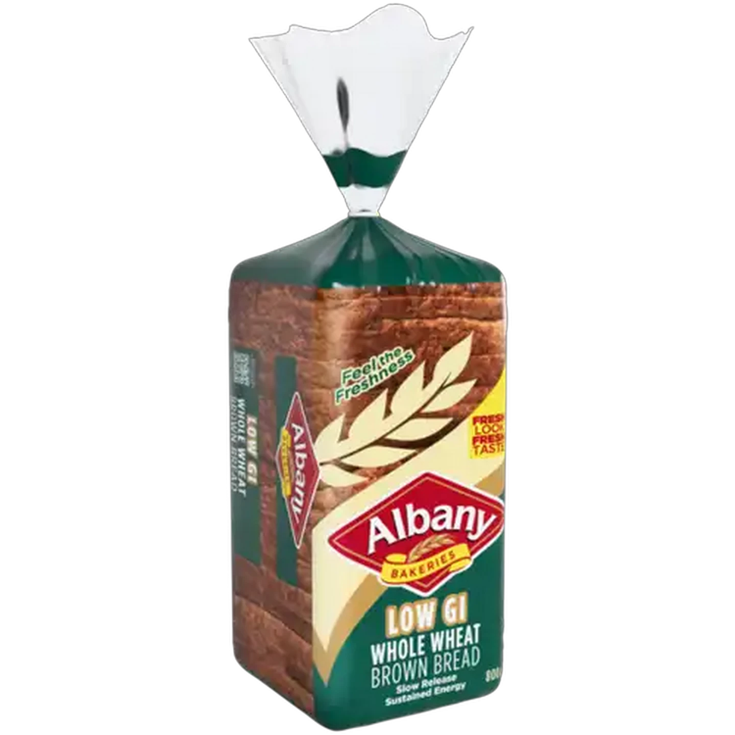 Image of Albany Low GI Wholewheat Brown Bread 800g