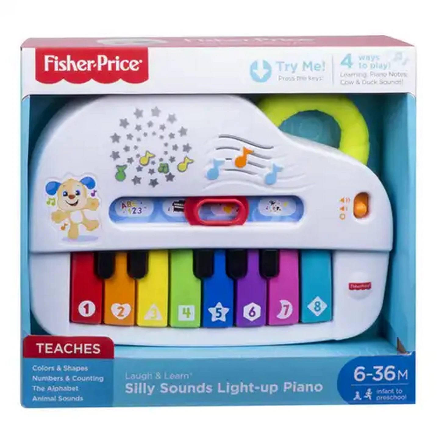 Image of Fisher-Price Silly Sounds Piano 6-36 Months