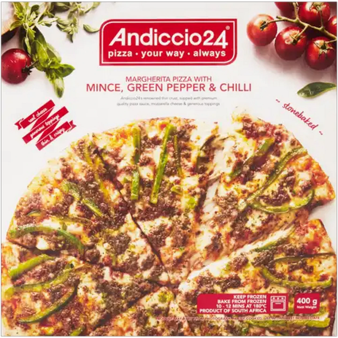 Checkers Sixty60 | Andiccio24 Frozen Mince, Green Pepper & Chilli