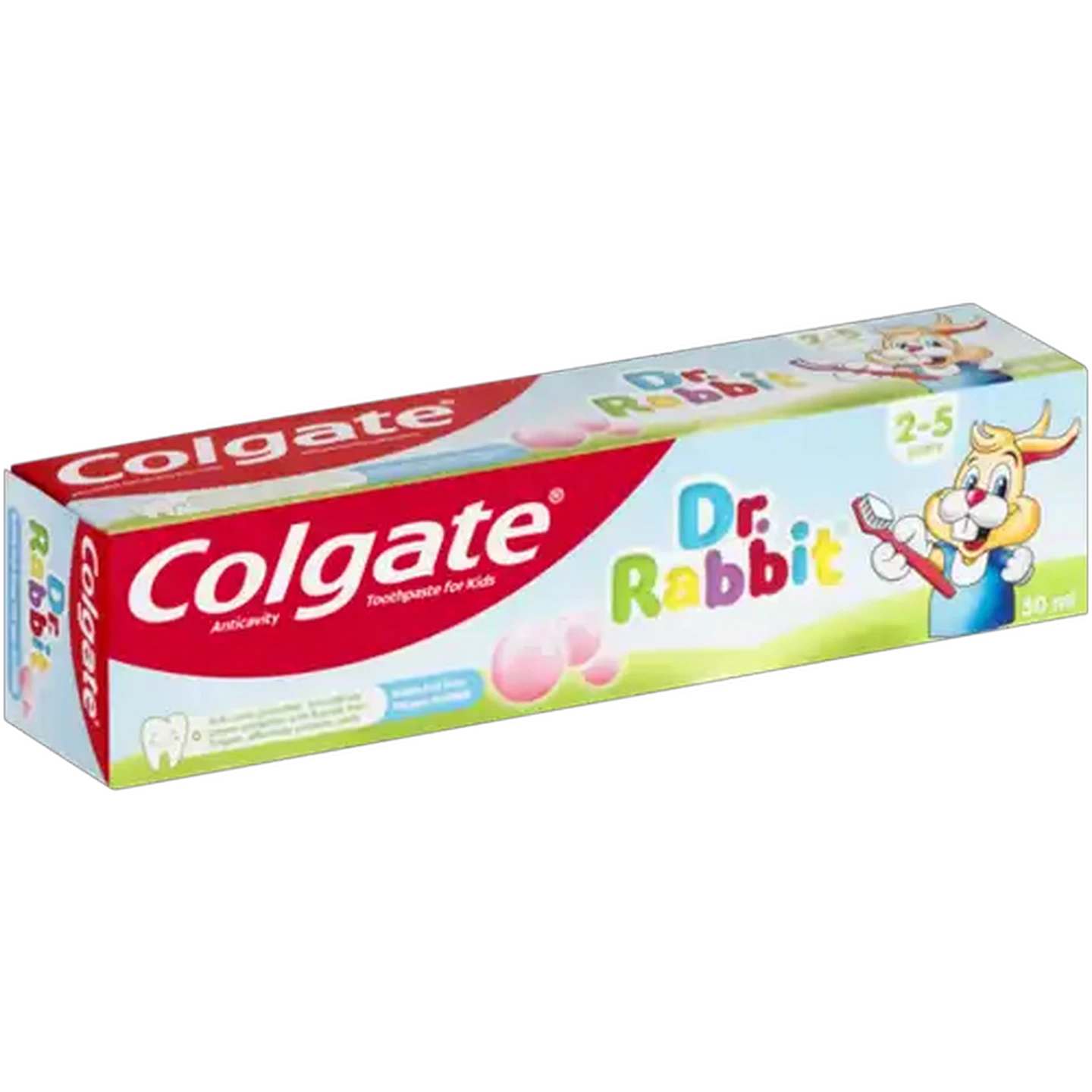 Image of Colgate Dr. Rabbit Bubble Fruit Flavour Anticavity Toothpaste for Kids 50ml