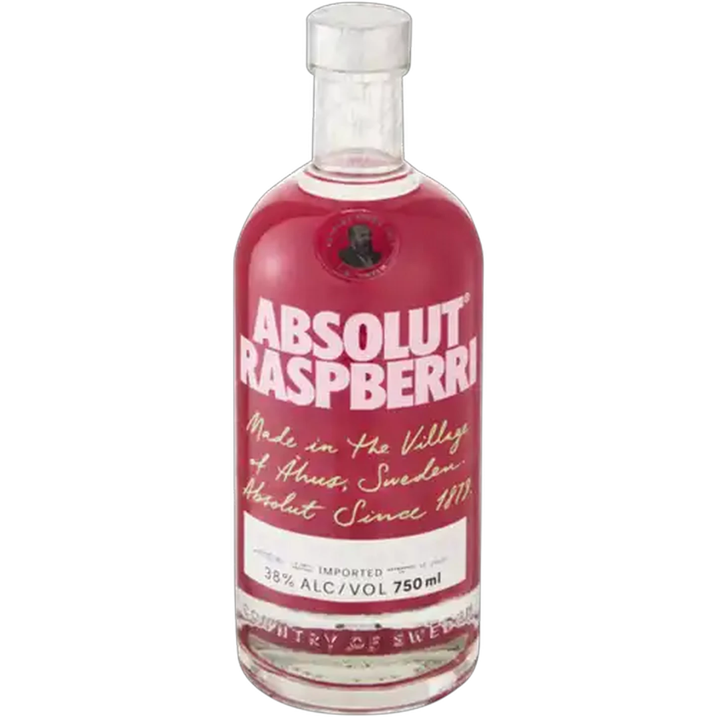 Image of Absolut Raspberry Vodka Bottle 750ml