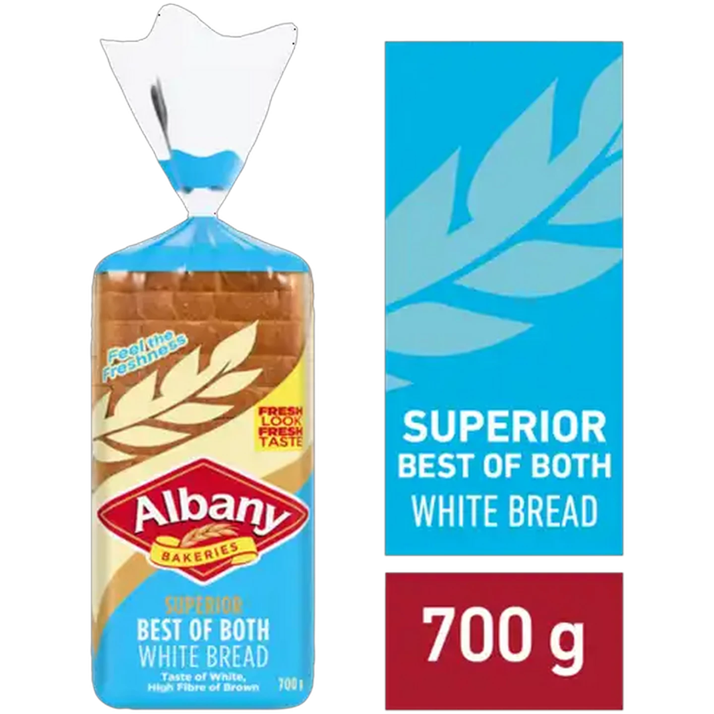 Image of Albany Superior Best of Both White Bread 700g