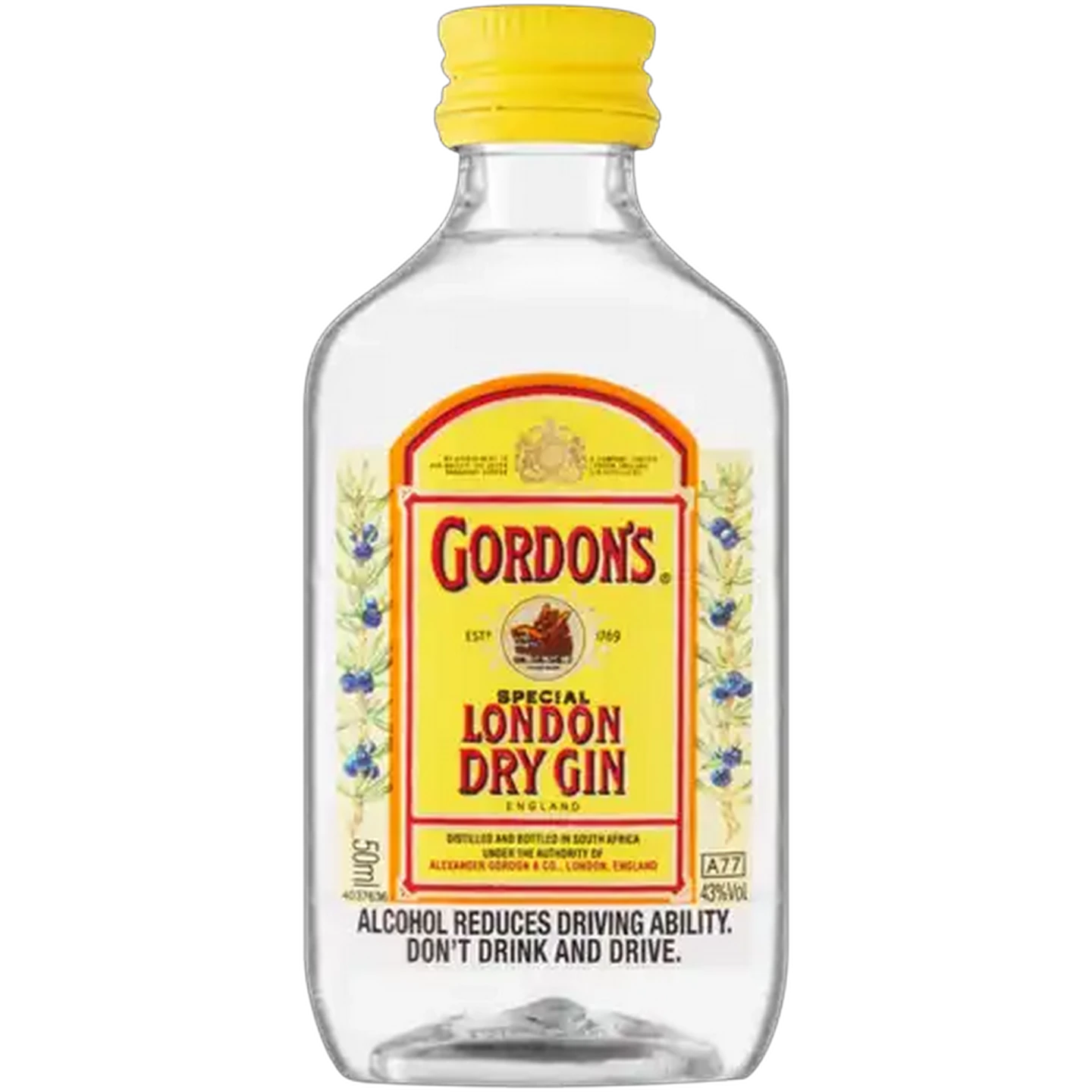 Image of Gordon's London Dry Gin Bottles 12 x 50ml
