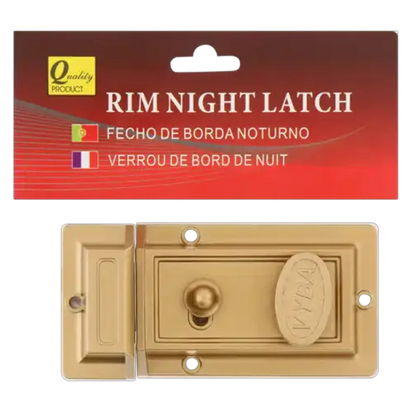 Image of Quality Brass Rim Night Latch