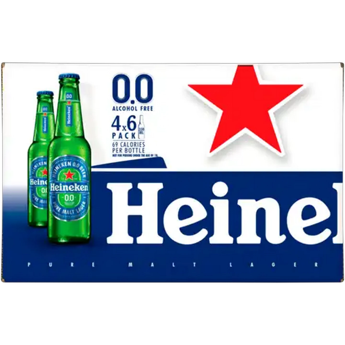 Image of Heineken Non-Alcoholic Beer Bottles 24 x 330ml