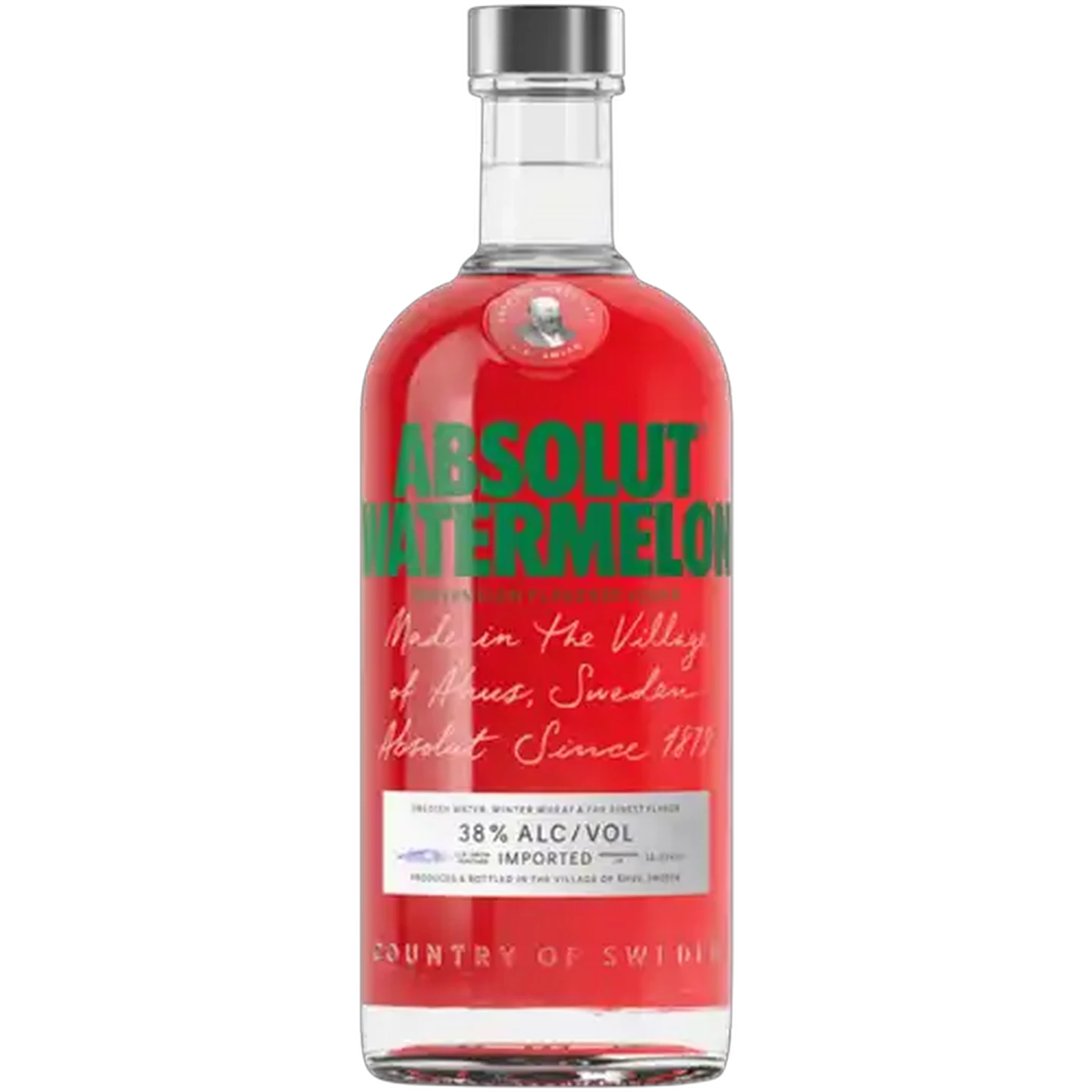 Image of Absolut Watermelon Vodka Bottle 750ml