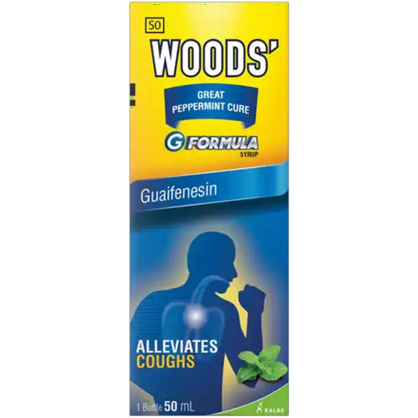 Image of WOODS' Great Peppermint Cure G Formula Cough Syrup 50ml