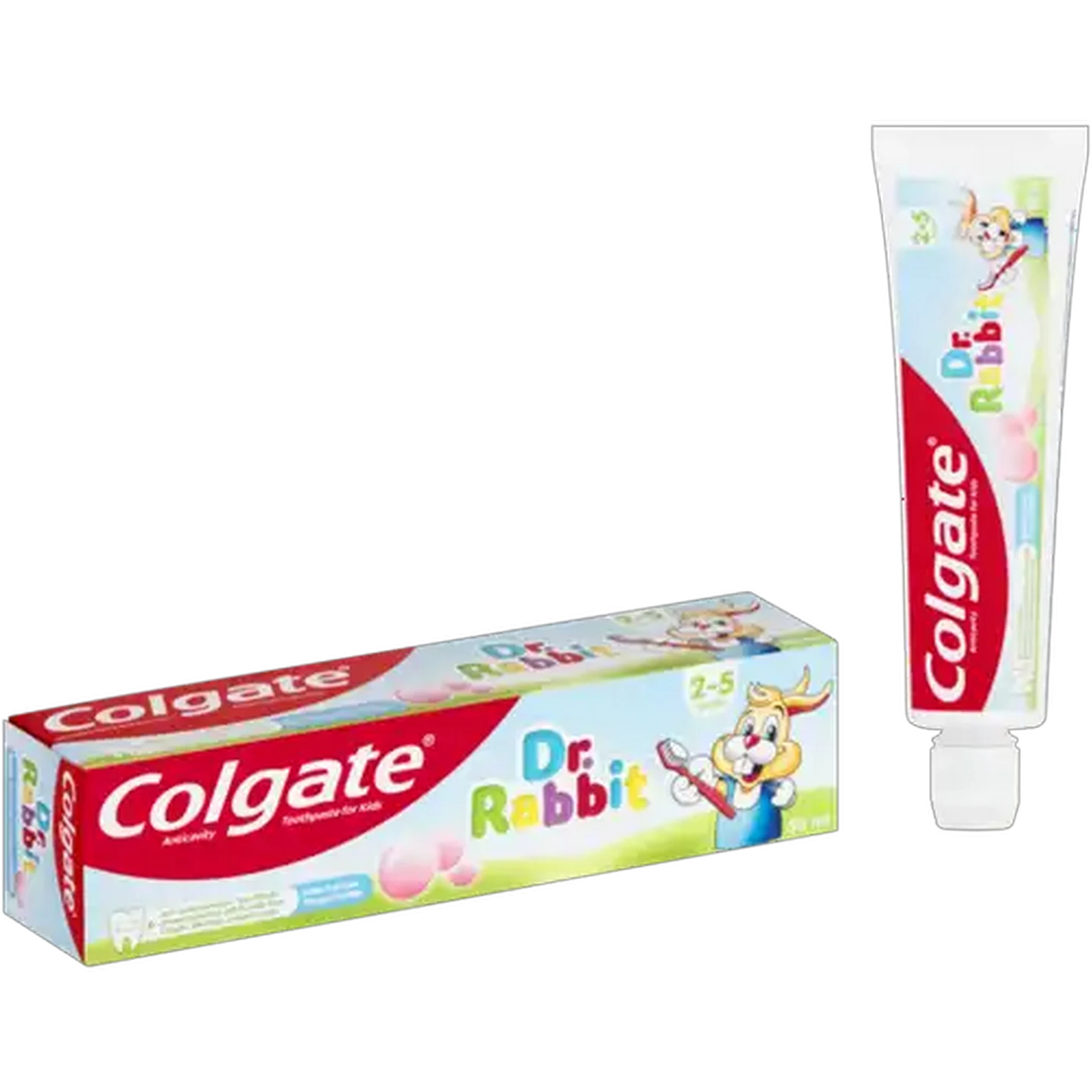 Image of Colgate Dr. Rabbit Bubble Fruit Flavour Anticavity Toothpaste for Kids 50ml