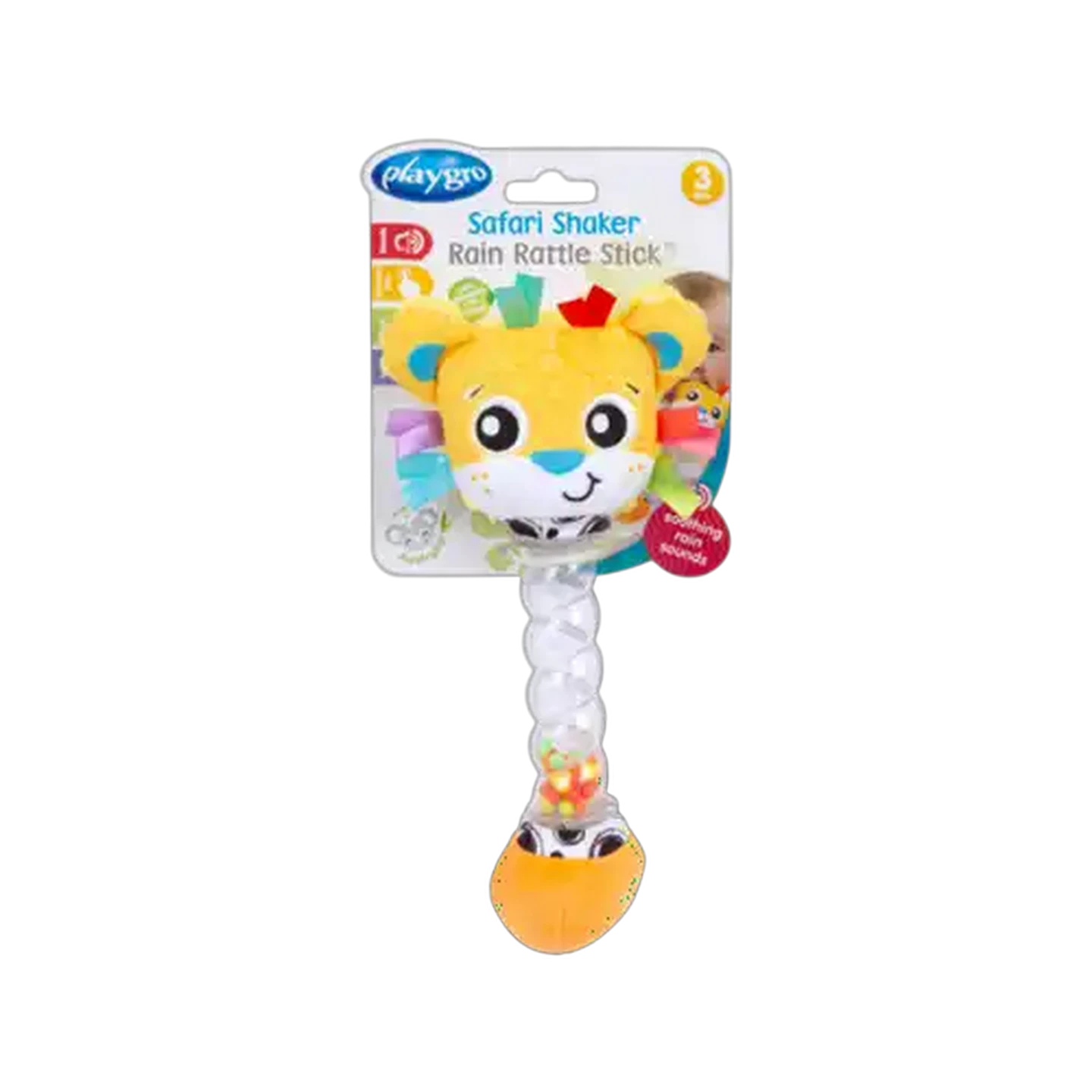 Image of Playgro Safari Shaker Rain Rattle Stick