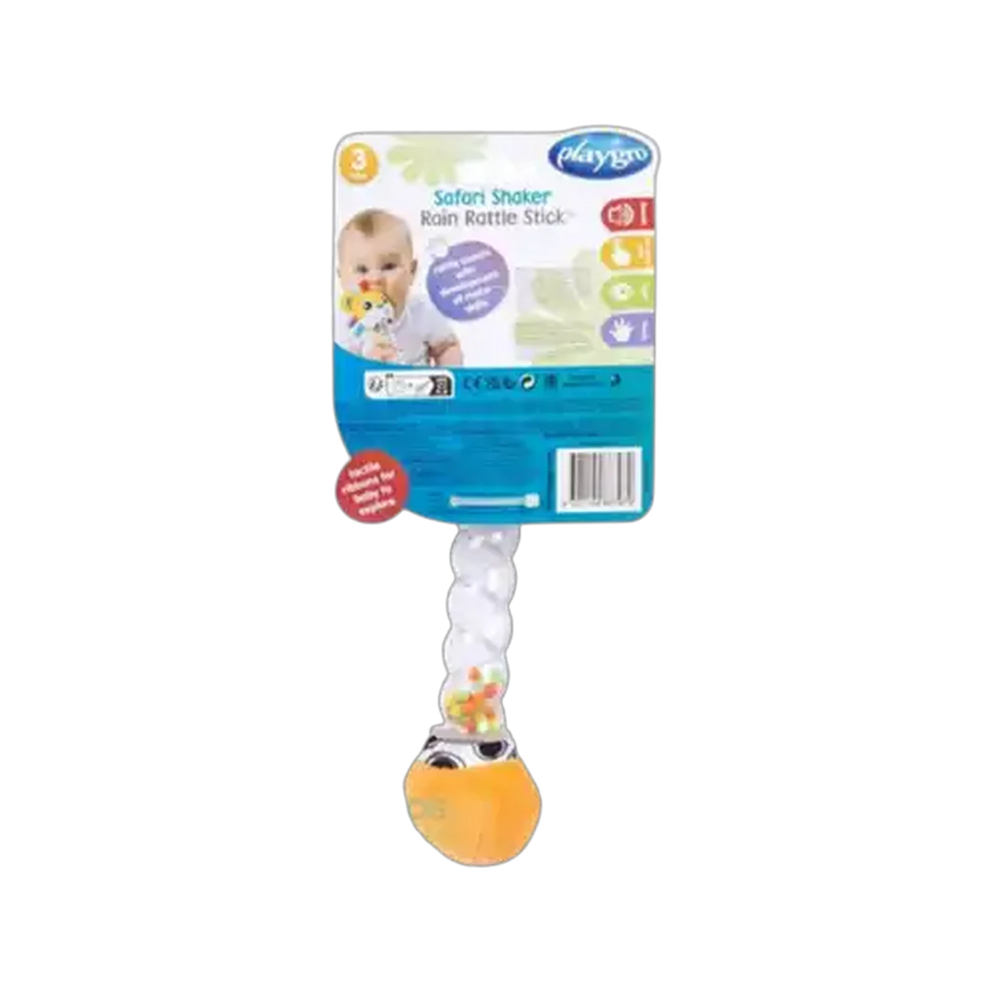 Image of Playgro Safari Shaker Rain Rattle Stick