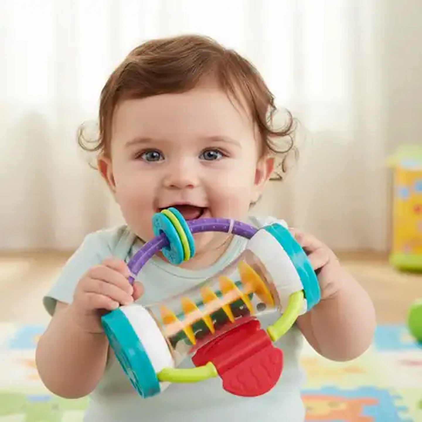 Image of Jolly Tots Multicoloured Rattle