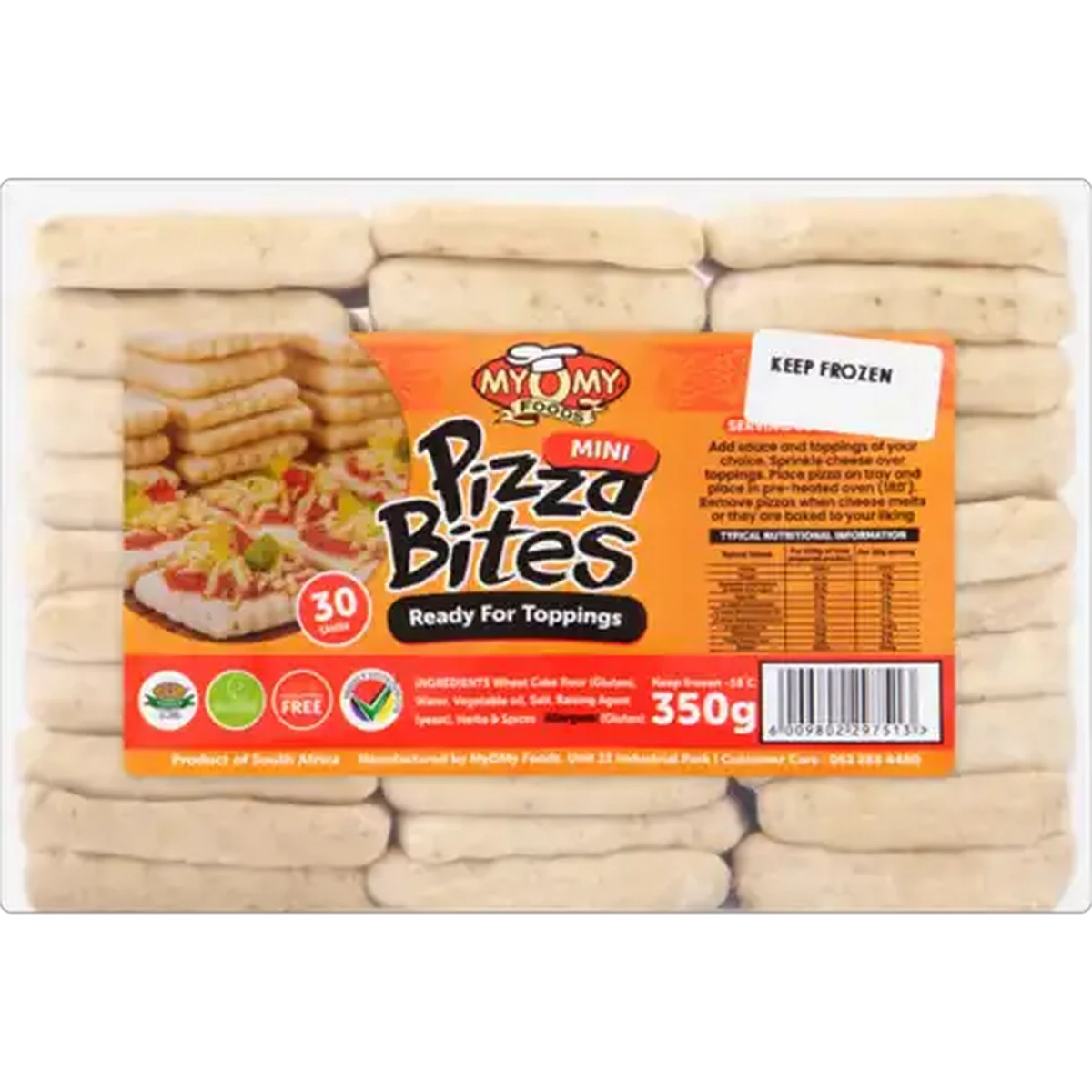 Checkers Sixty60 | MyOMy Foods Frozen Mini Pizza Bites 30 Pack