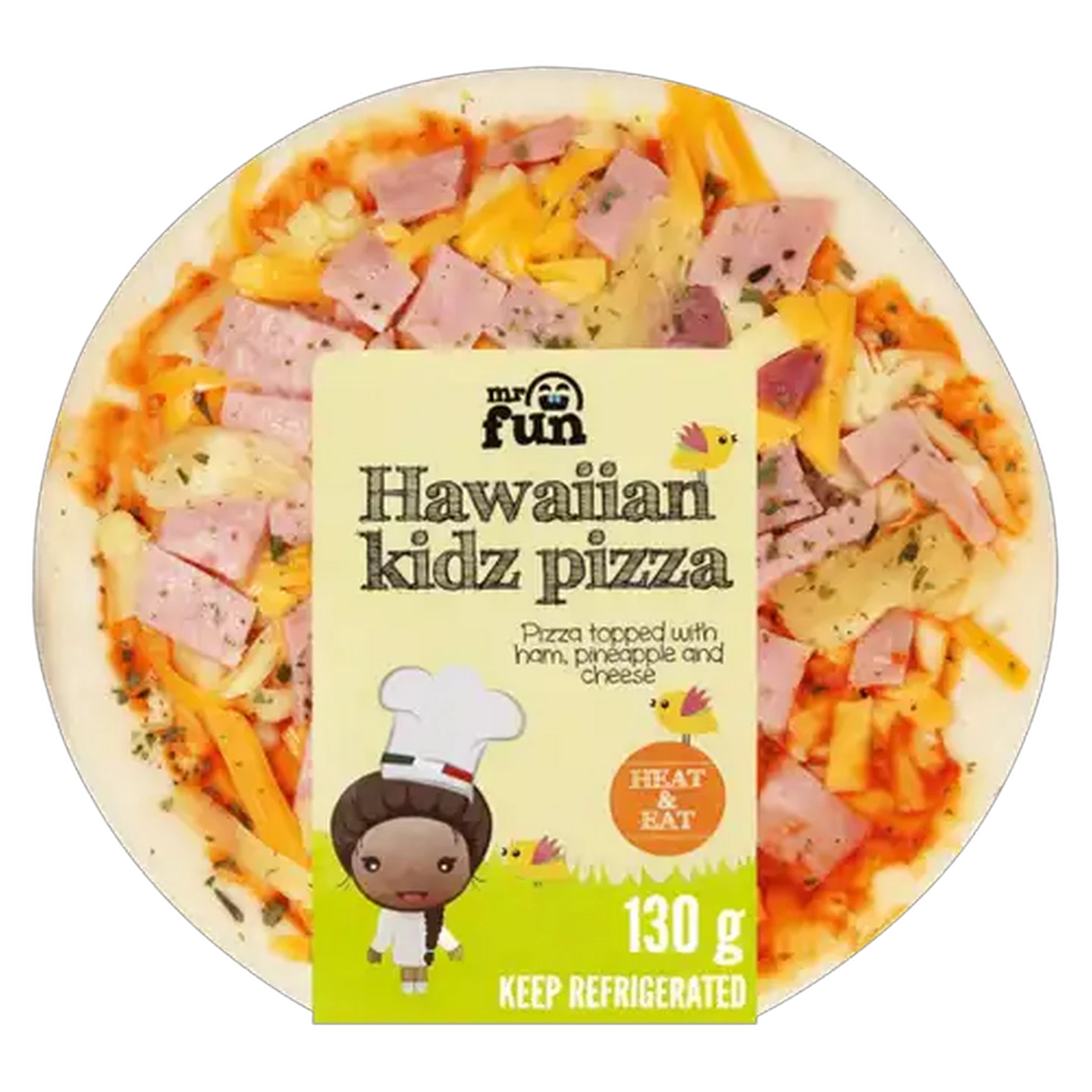 Image of Mr Fun Frozen Hawaiian Kids Pizza 130g