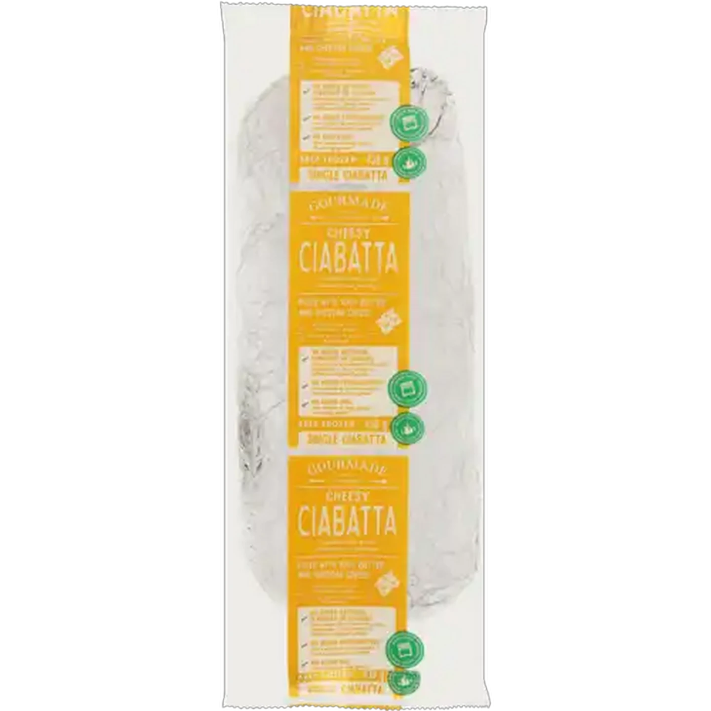 Image of Gourmade Frozen Cheesy Ciabatta 450g