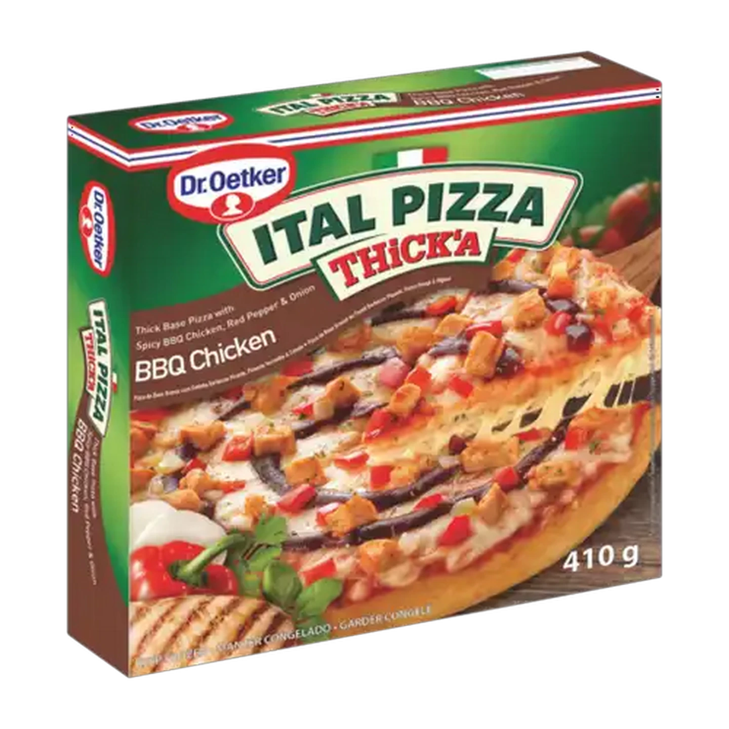 Image of Dr. Oetker Frozen Ital Pizza BBQ Chicken Thick'a Pizza 410g
