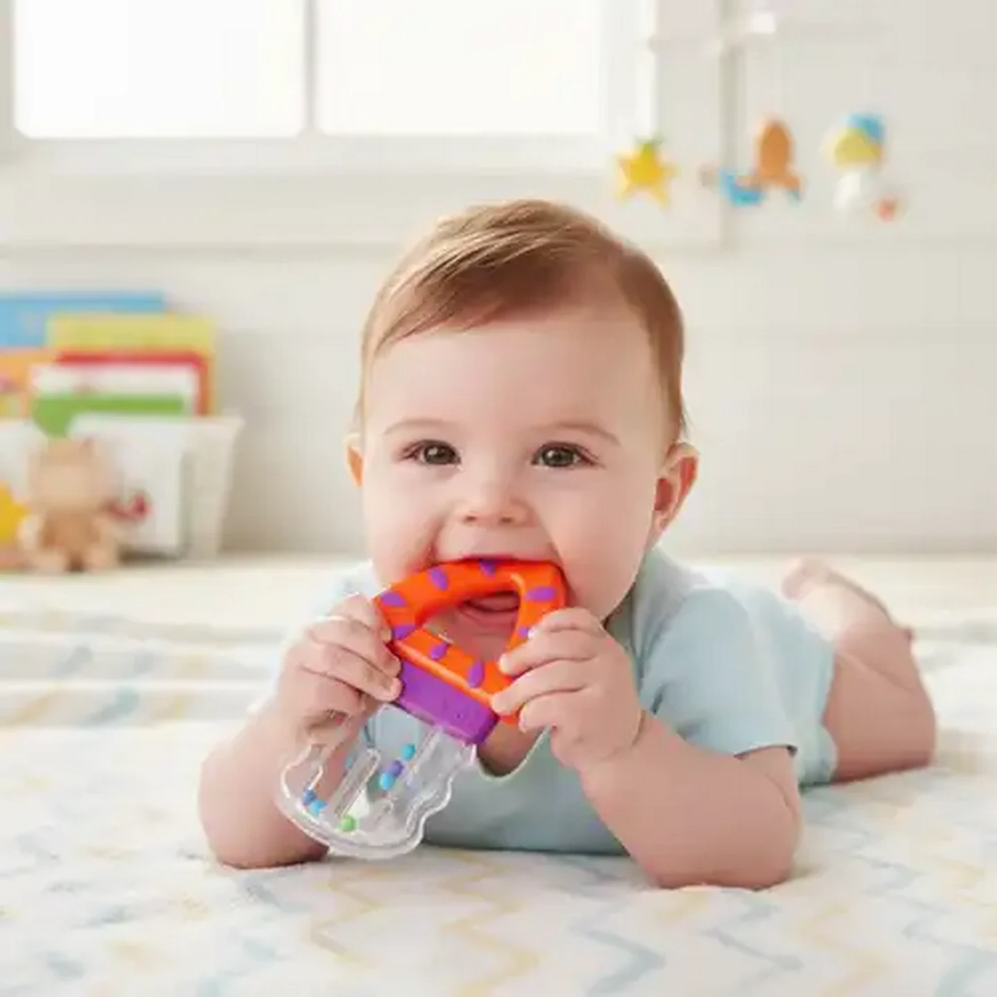 Image of Jolly Tots Rainbow Keys Rattle 3 Months+