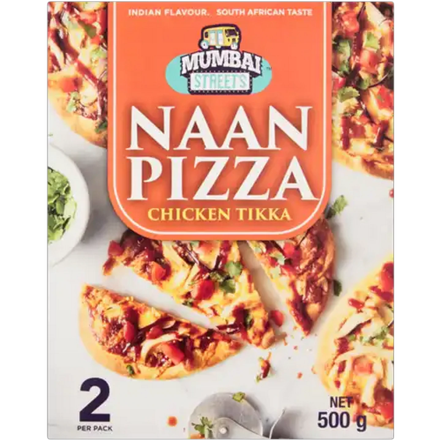 Image of Mumbai Streets Chicken Tikka Frozen Naan Pizza 2 Pack