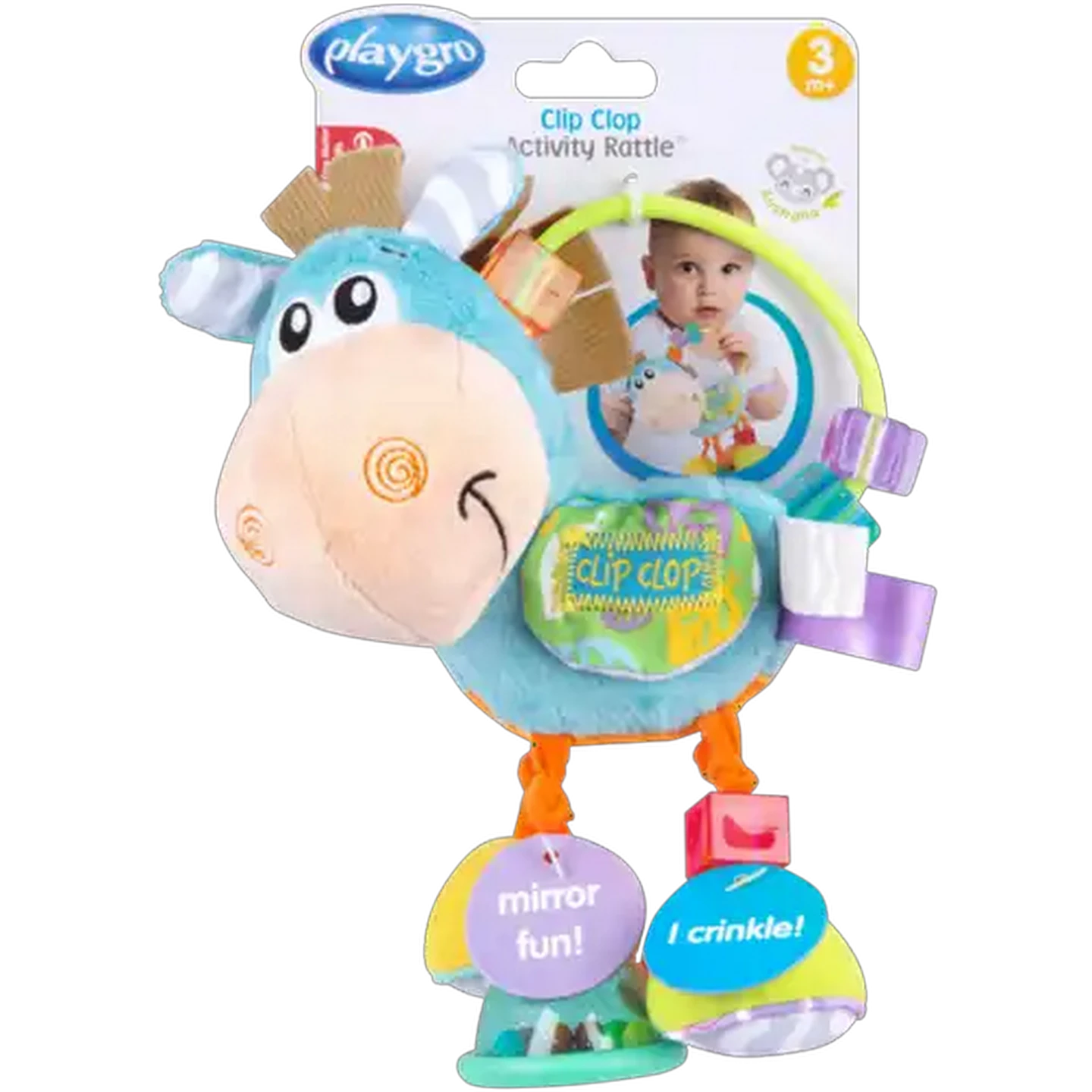 Image of Playgro Clip Clop Activity Rattle