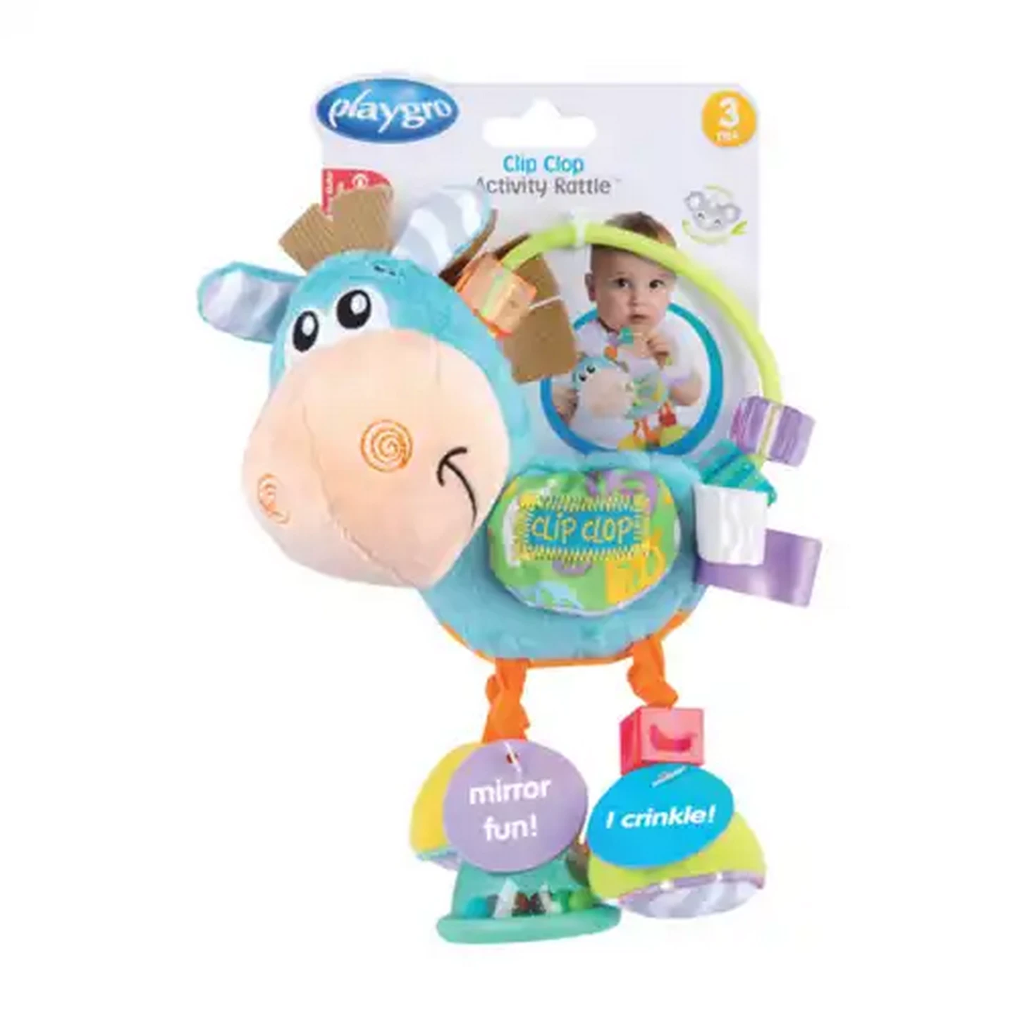 Image of Playgro Clip Clop Activity Rattle