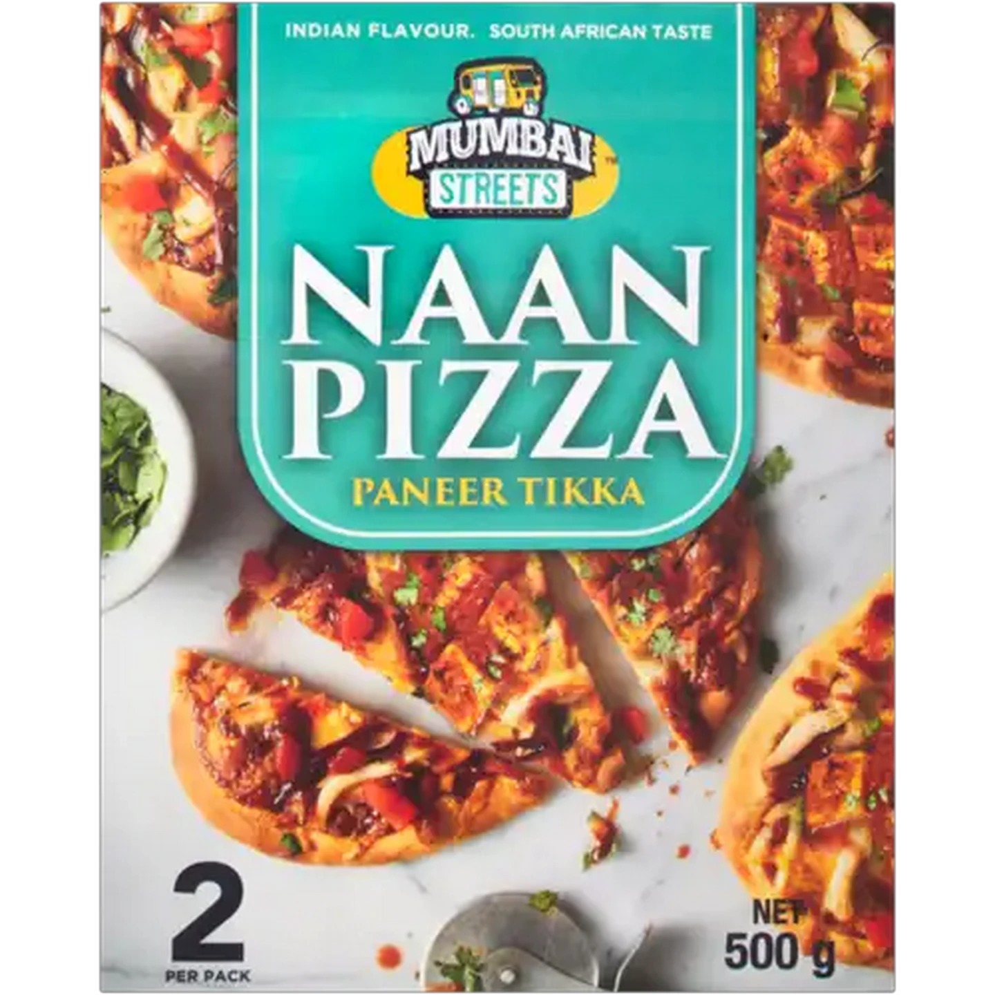 Image of Mumbai Streets Paneer Tikka Frozen Naan Pizza 2 Pack
