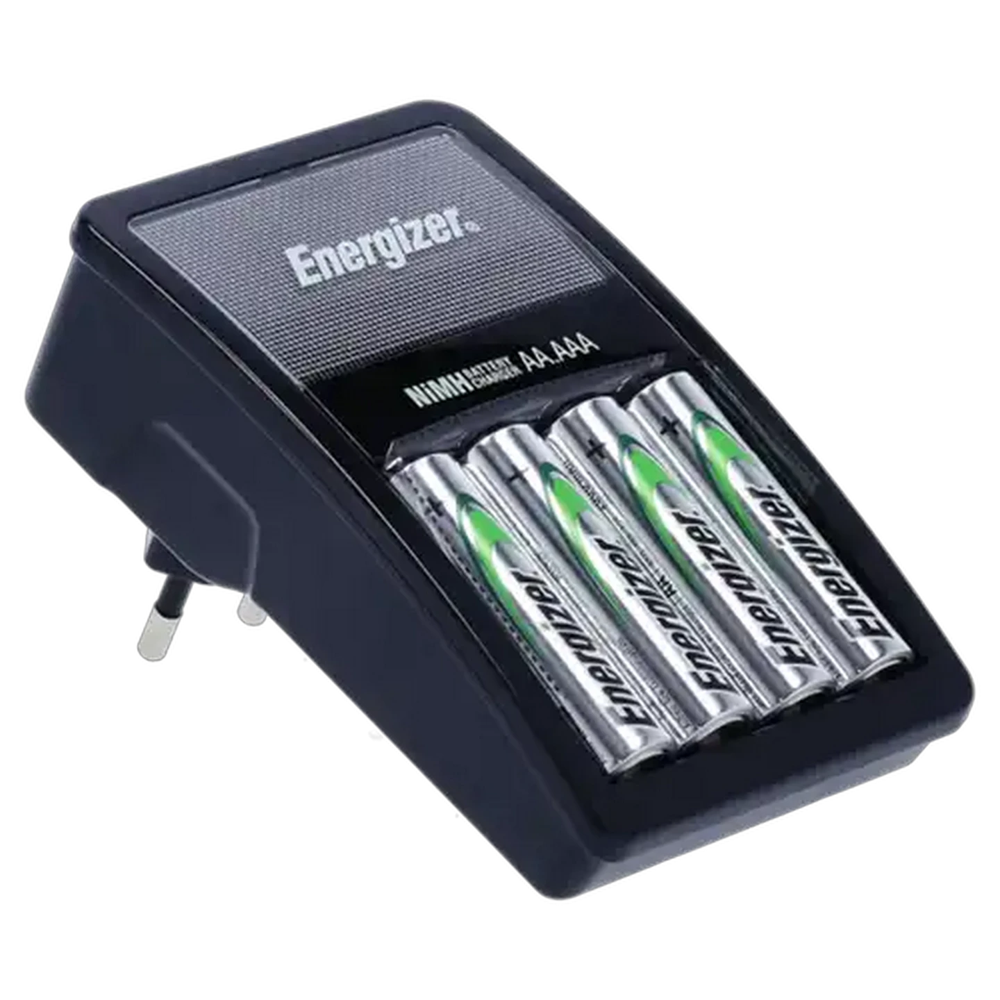 Image of Energizer Accu Recharge Maxi Battery Charger with 4 AA Batteries 5-Piece