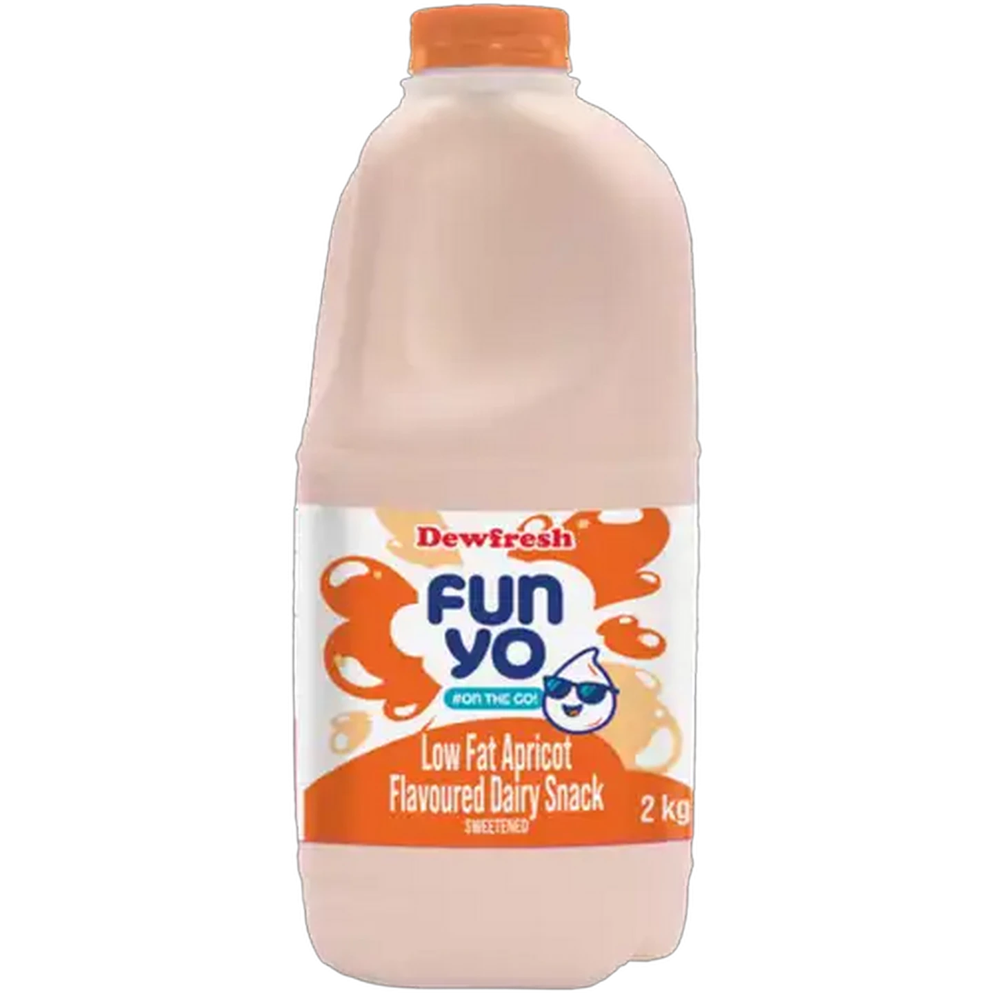 Image of Dewfresh FunYo Apricot Flavoured Low Fat Dairy Snack 2kg