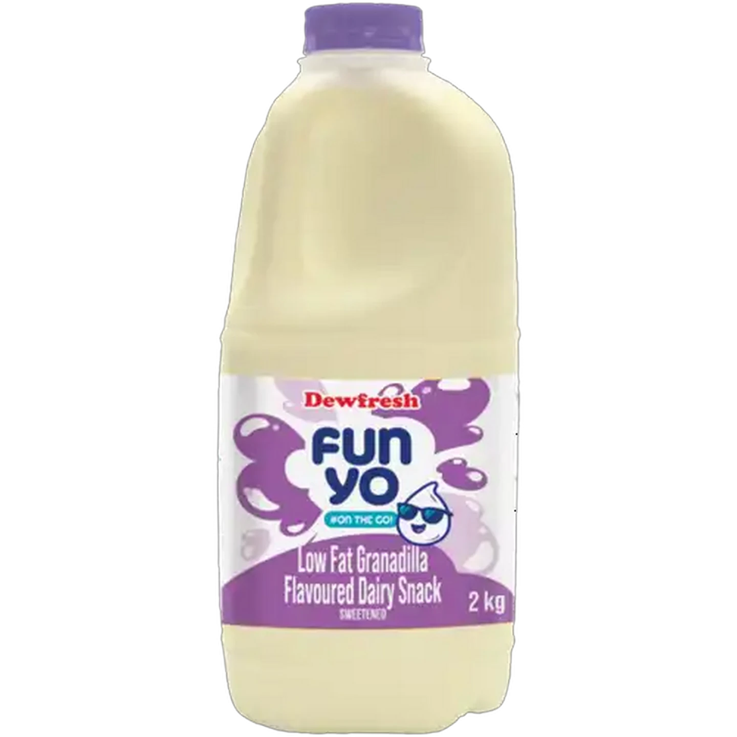 Image of Dewfresh FunYo Granadilla Flavoured Low Fat Dairy Snack 2kg
