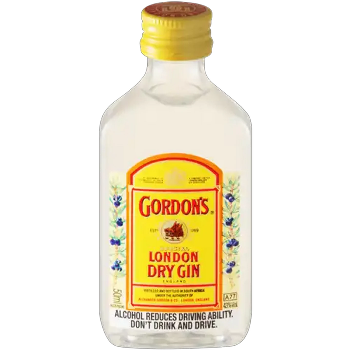 Image of Gordon's London Dry Gin Bottle 50ml