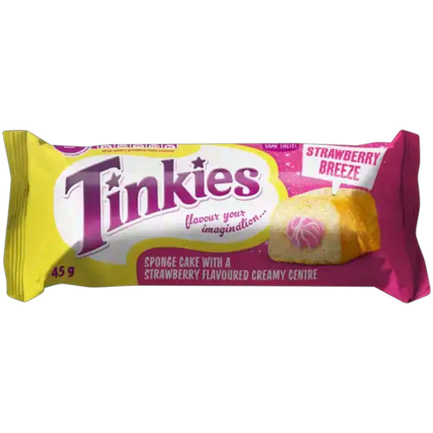 Image of Tinkies Strawberry Breeze Sponge Cake 45g