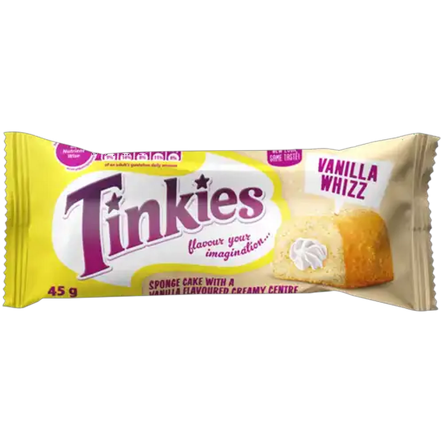 Image of Tinkies Vanilla Whizz Sponge Cake 45g